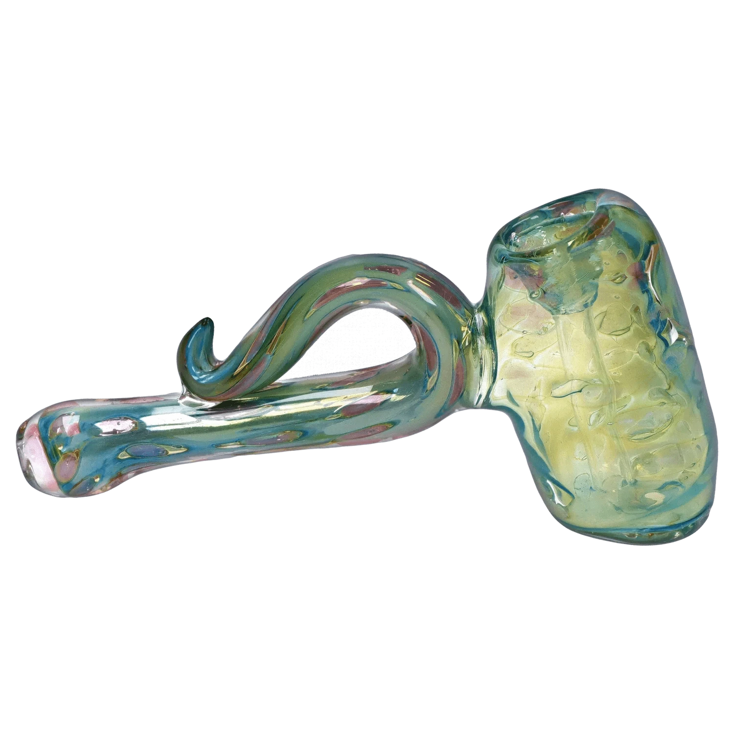 DHC Bubbler DHC Gold Fume Bubble Trap Hammer Bubbler - 6 in.