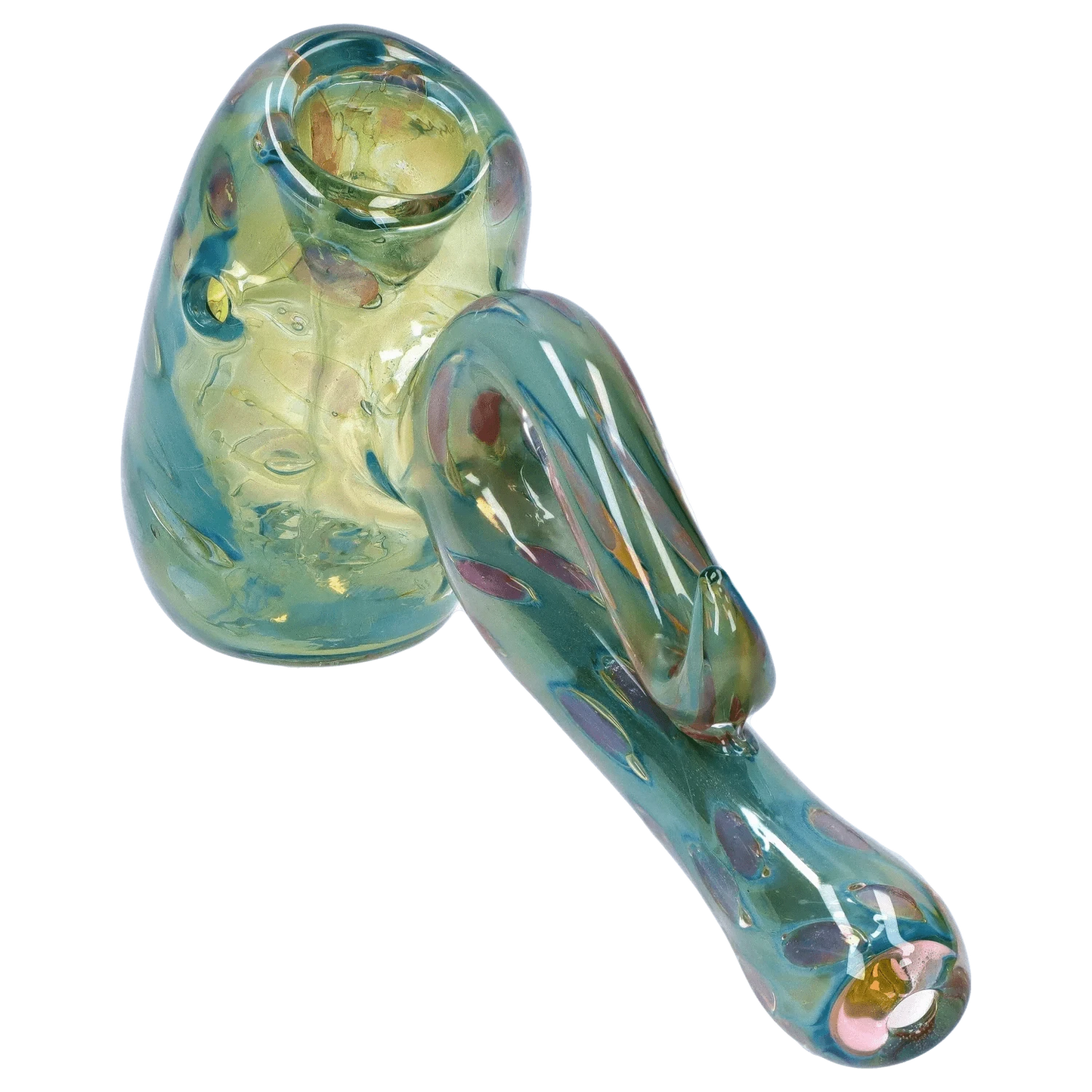 DHC Bubbler DHC Gold Fume Bubble Trap Hammer Bubbler - 6 in.