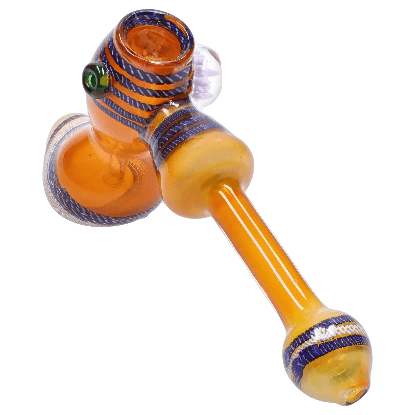 DHC Bubbler DHC Gold Fume with Locket Hammer Bubbler - 9 in.