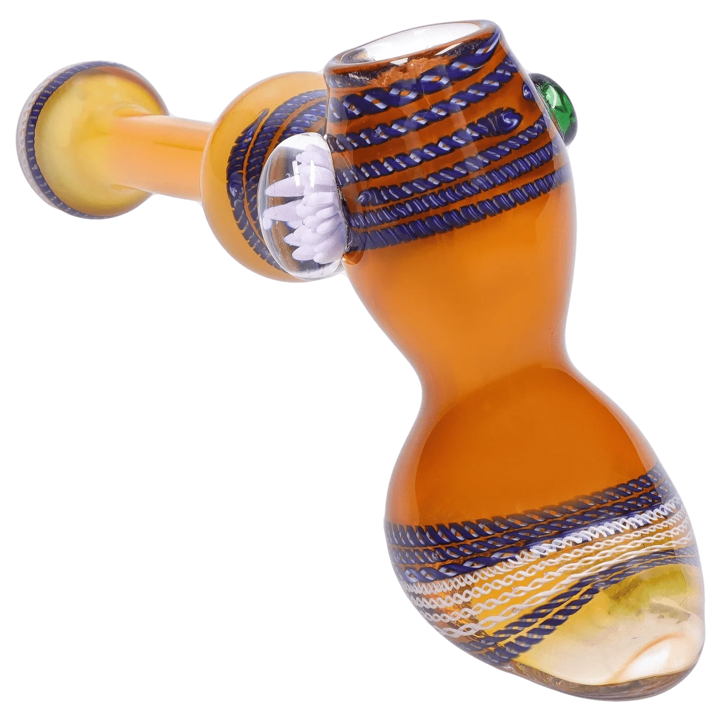 DHC Bubbler DHC Gold Fume with Locket Hammer Bubbler - 9 in.