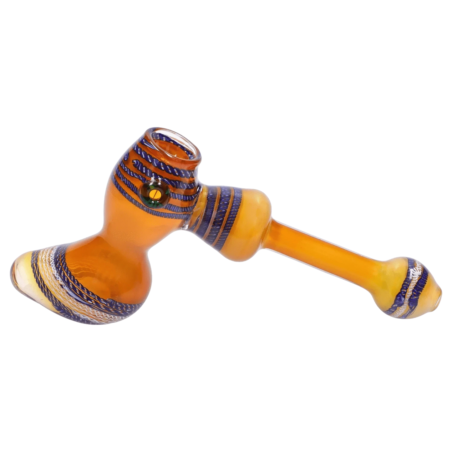 DHC Bubbler DHC Gold Fume with Locket Hammer Bubbler - 9 in.