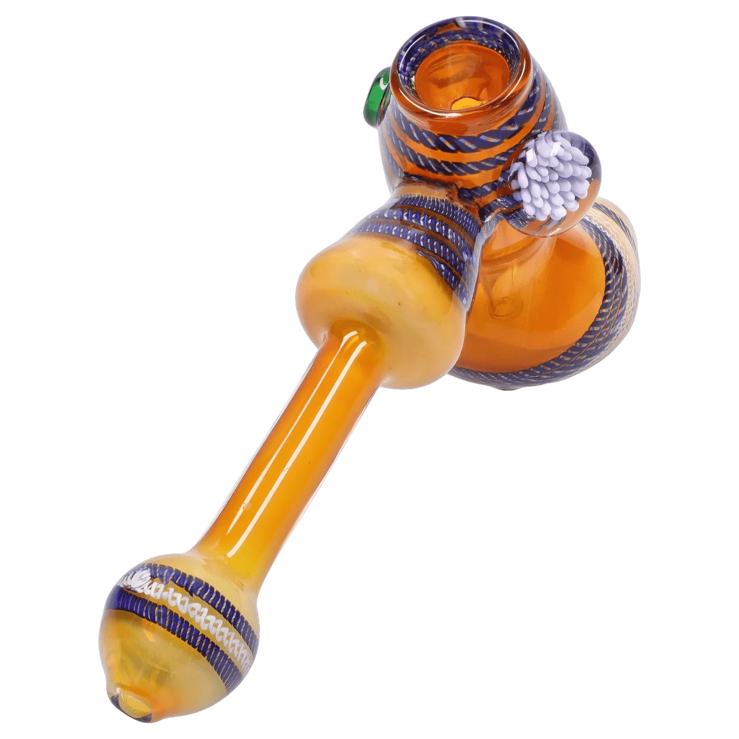 DHC Bubbler DHC Gold Fume with Locket Hammer Bubbler - 9 in.