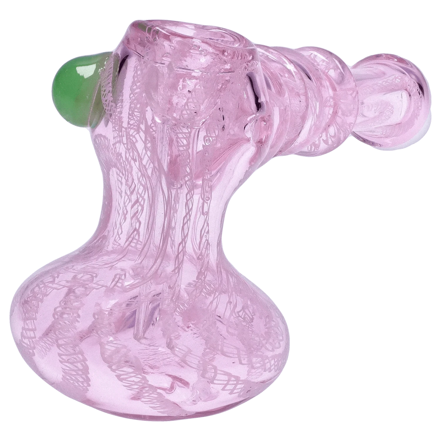 DHC Bubbler DHC Pink Twist Hammer Bubbler - 6 in.