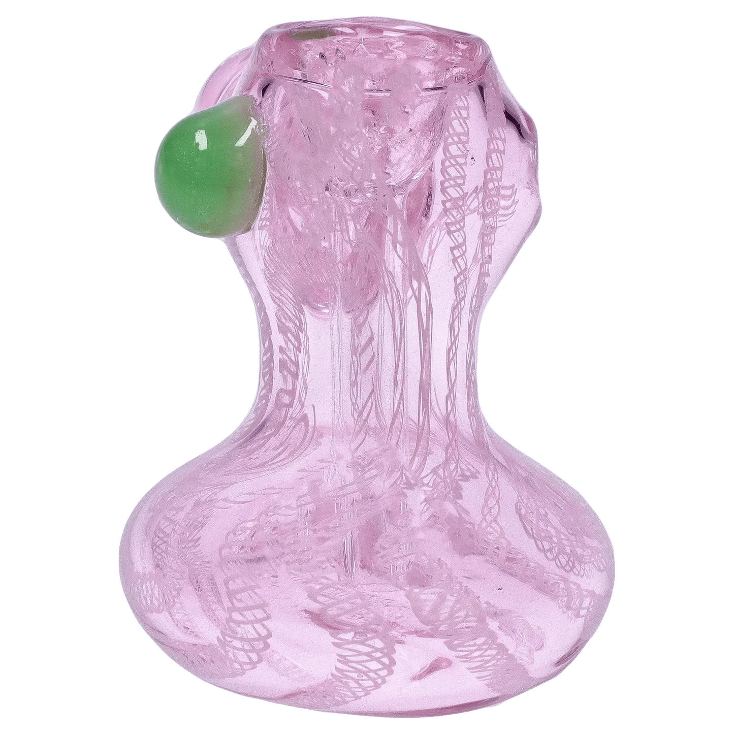 DHC Bubbler DHC Pink Twist Hammer Bubbler - 6 in.