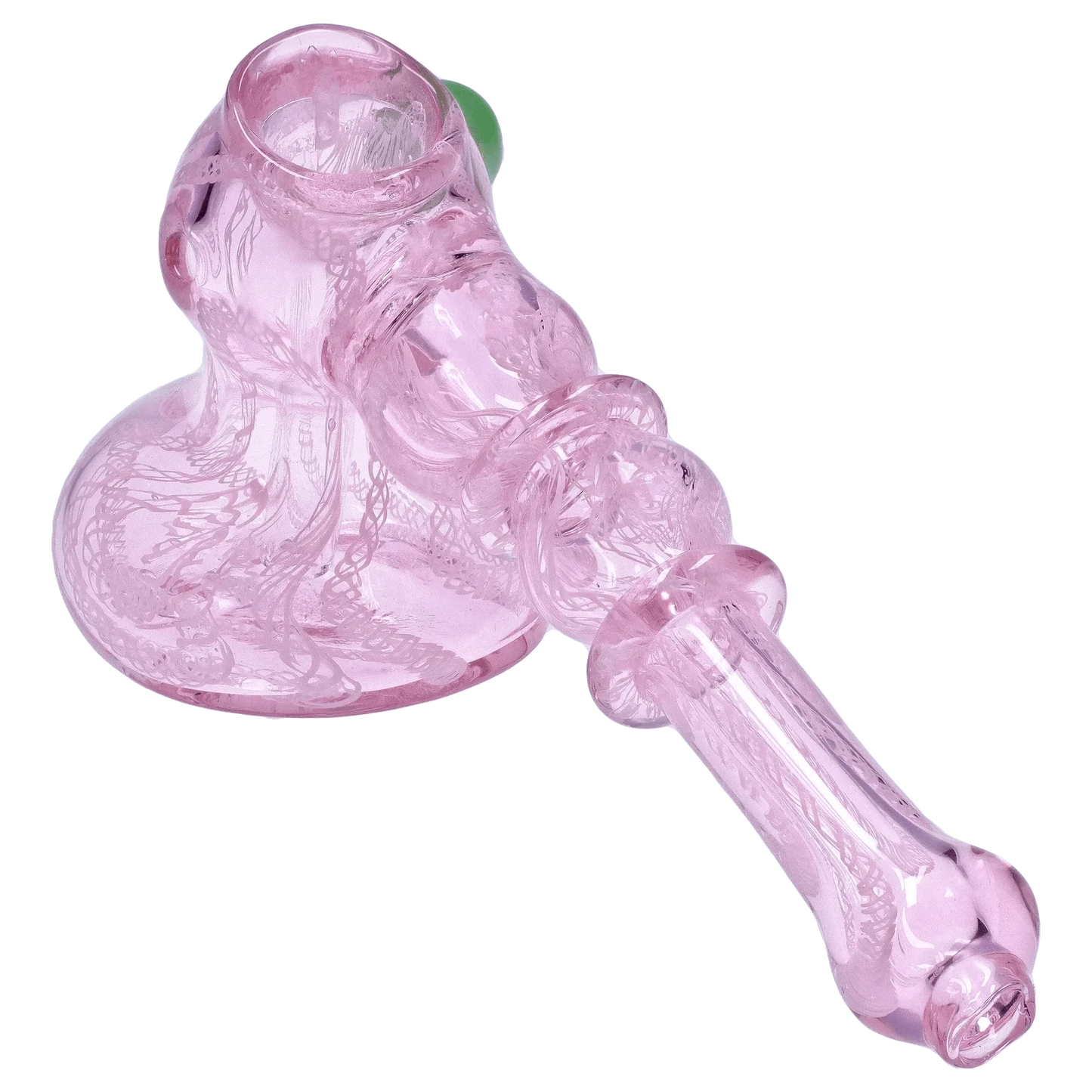 DHC Bubbler DHC Pink Twist Hammer Bubbler - 6 in.