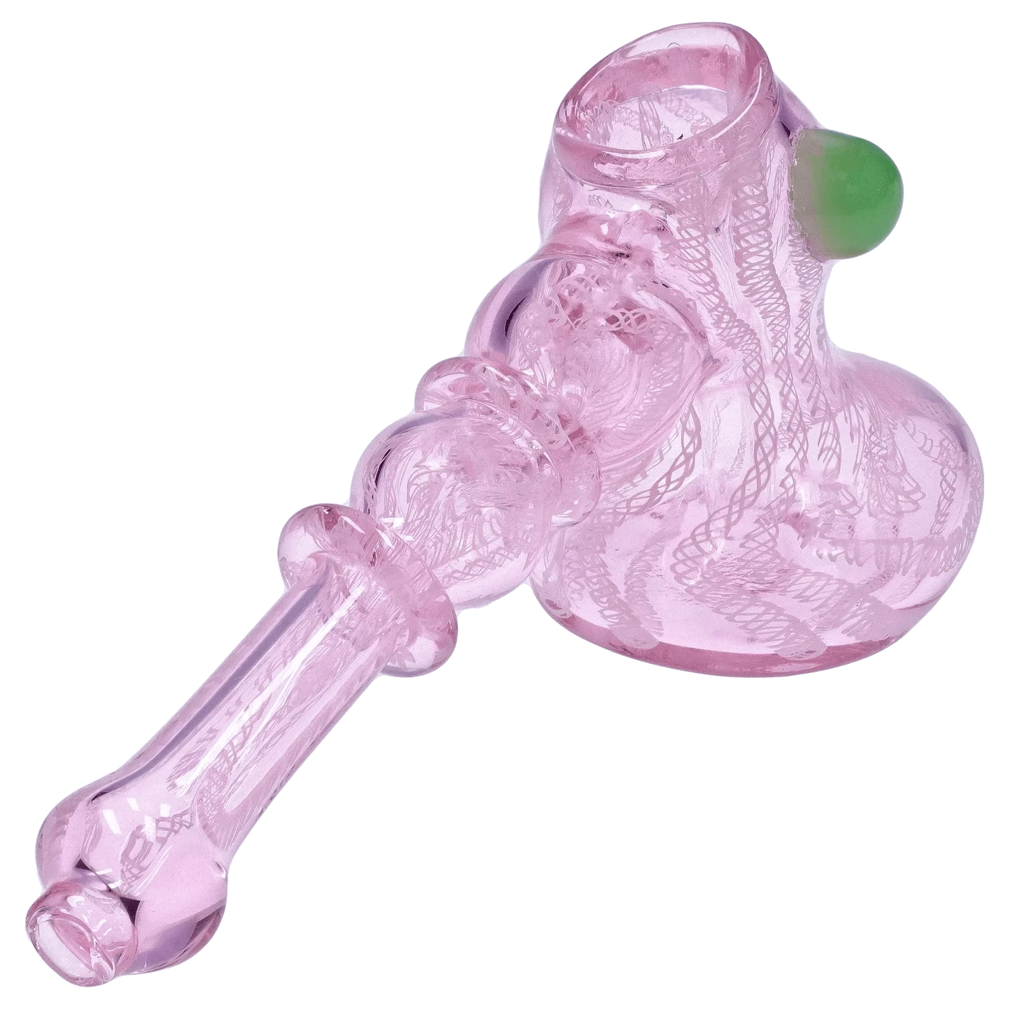 DHC Bubbler DHC Pink Twist Hammer Bubbler - 6 in.