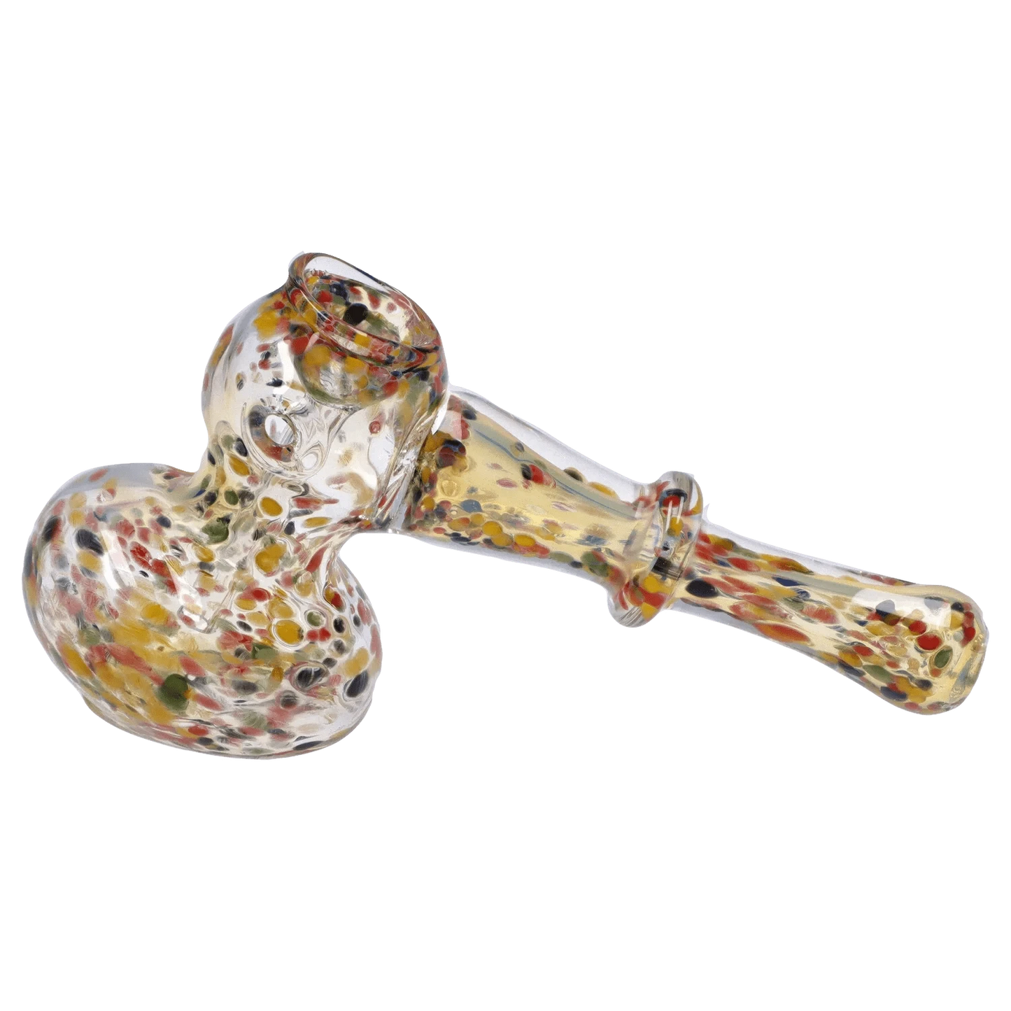DHC Bubbler DHC Rainbow Frit Hammer Bubbler - 5 in.