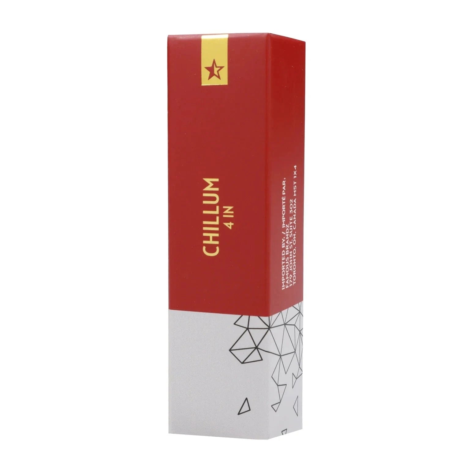 Valiant Distribution Chillum Famous Design Space Chillum - 4 in.