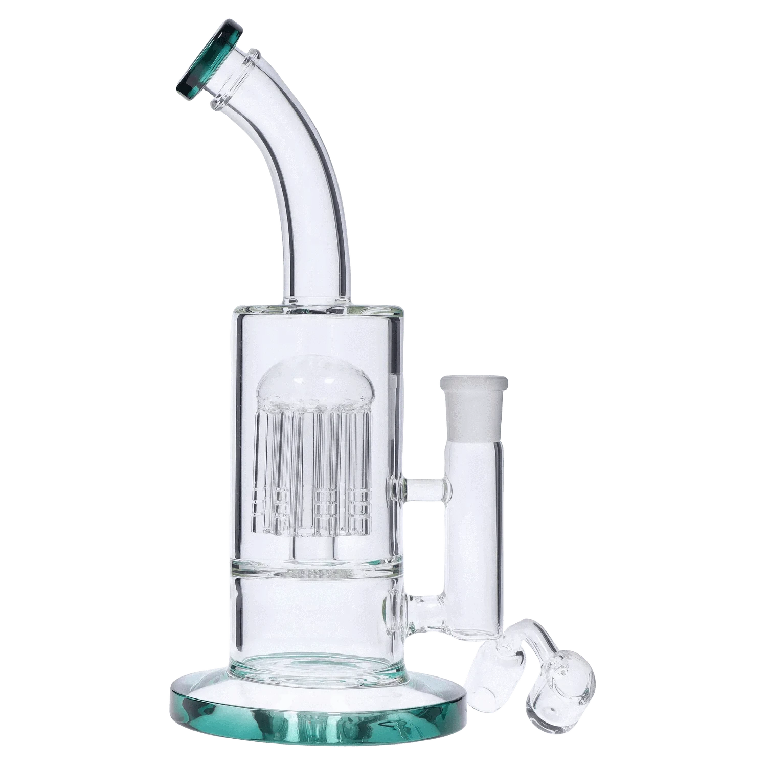 DHC Generic Dab Rig DHC Bent Neck with Tree Perc Dab Rig - 9 in.