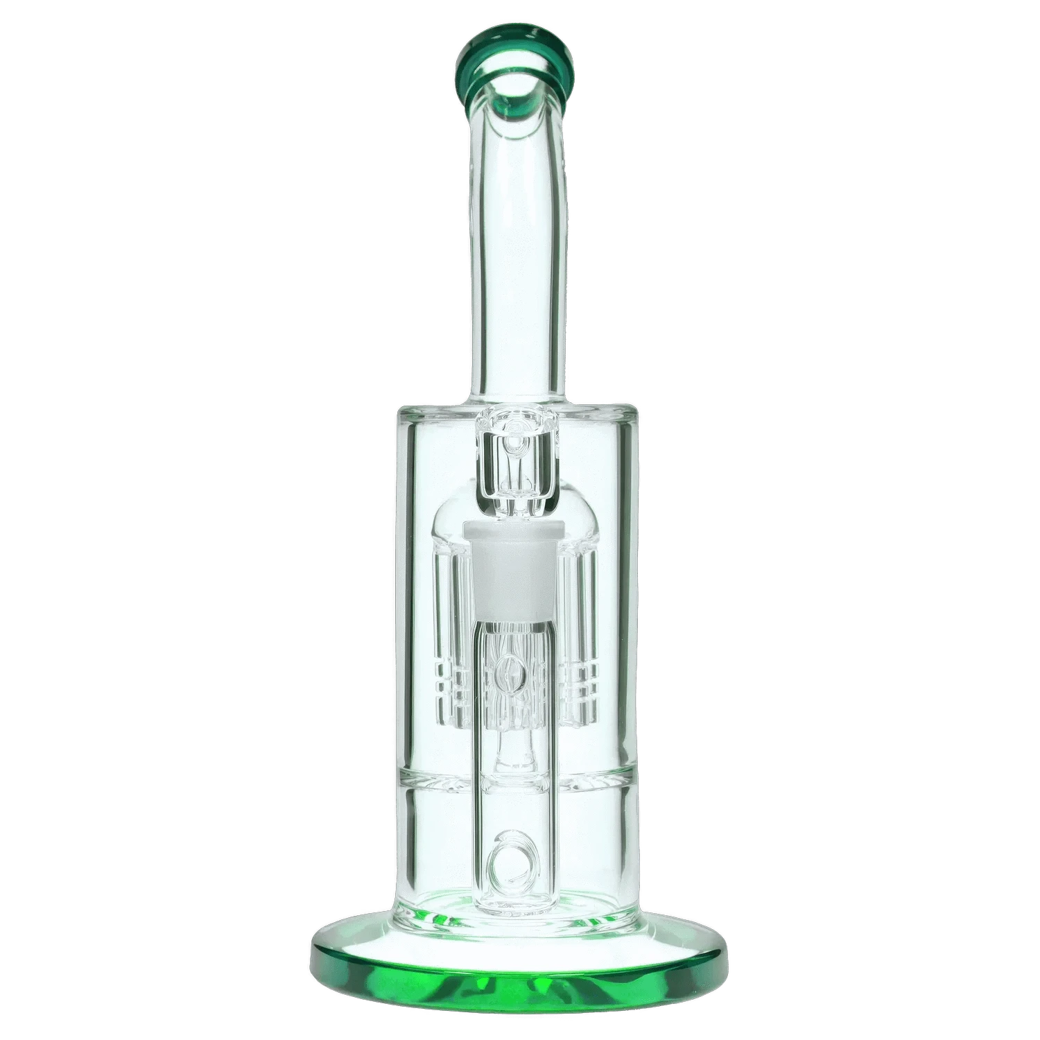 DHC Generic Dab Rig DHC Bent Neck with Tree Perc Dab Rig - 9 in.
