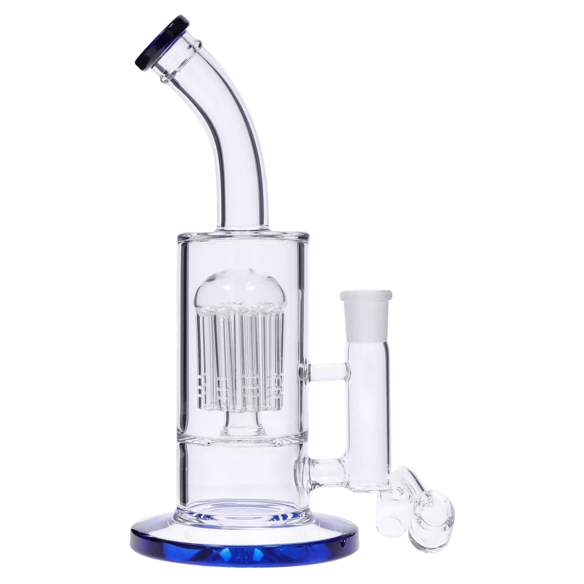 Perc Dab Rigs DHC Bent Neck with Tree Perc Dab Rig - 9 in.