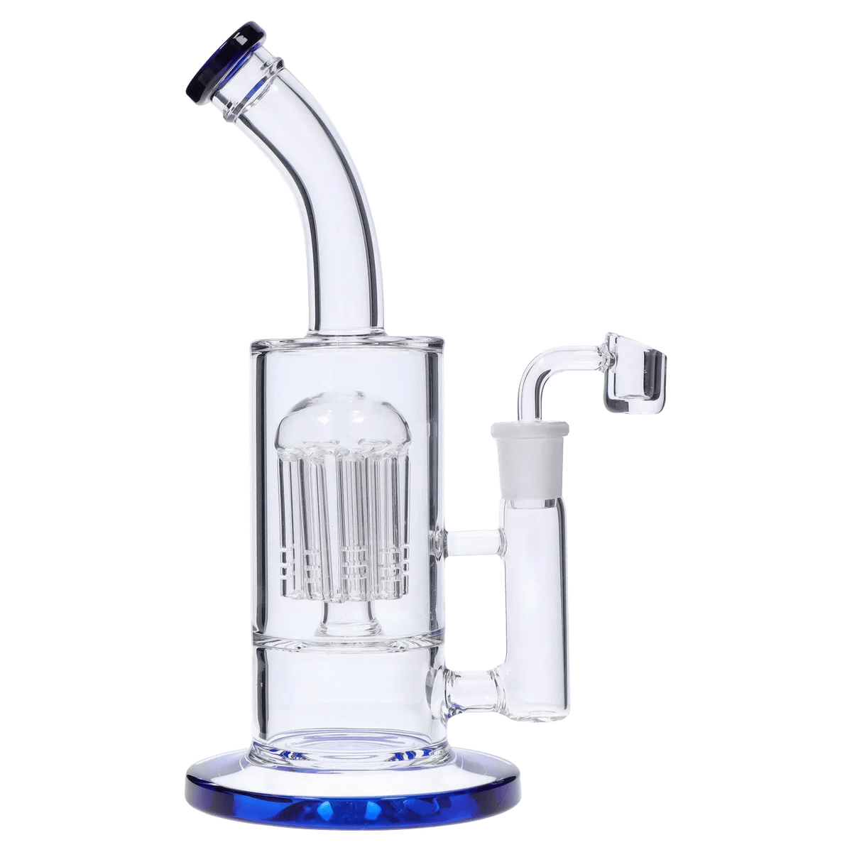 Perc Dab Rigs DHC Bent Neck with Tree Perc Dab Rig - 9 in.