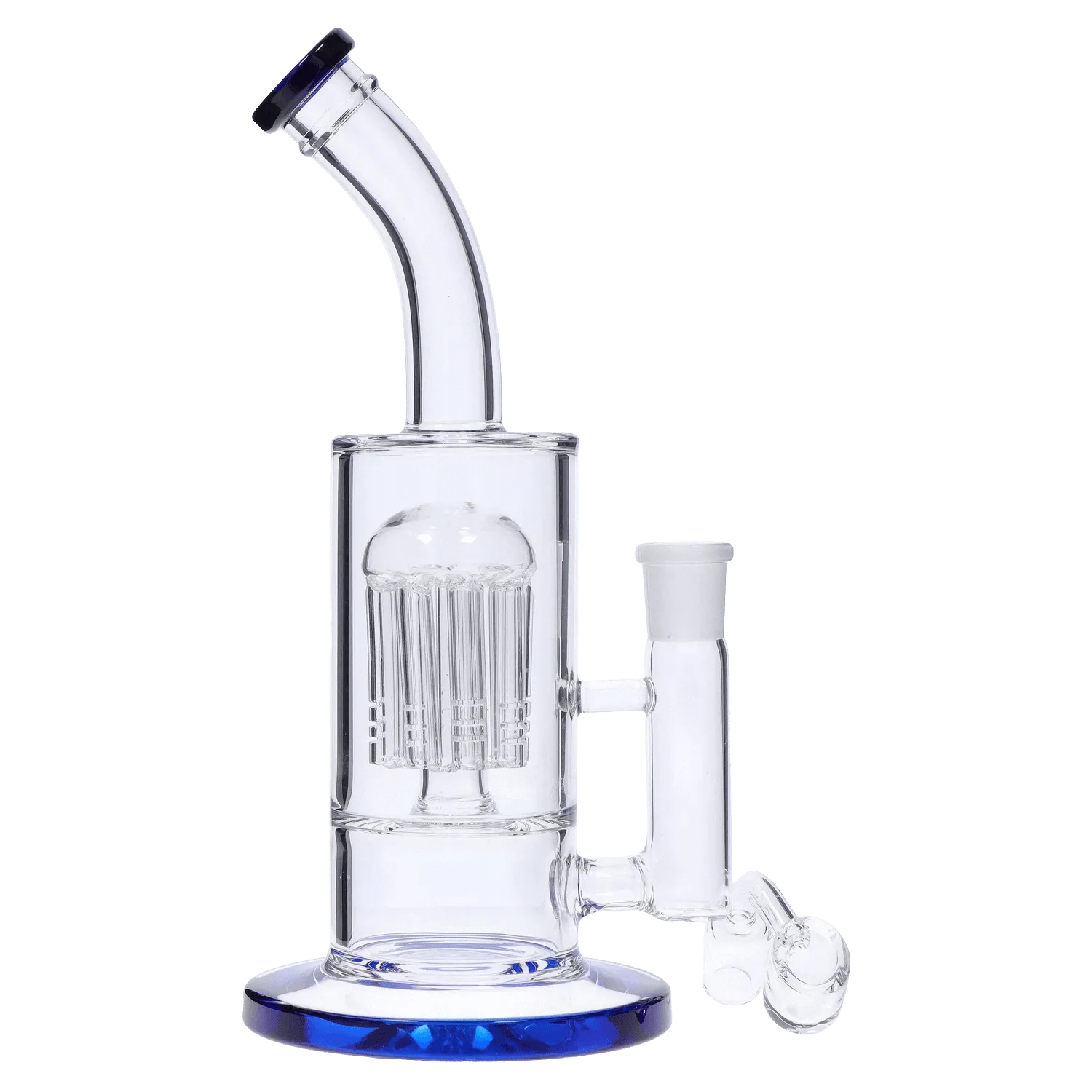 DHC Generic Dab Rig DHC Bent Neck with Tree Perc Dab Rig - 9 in.