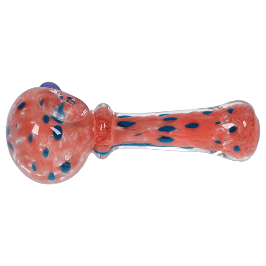 Valiant Distribution DHC Frit with Twisted Mouthpiece Spoon Pipe - 4 in.