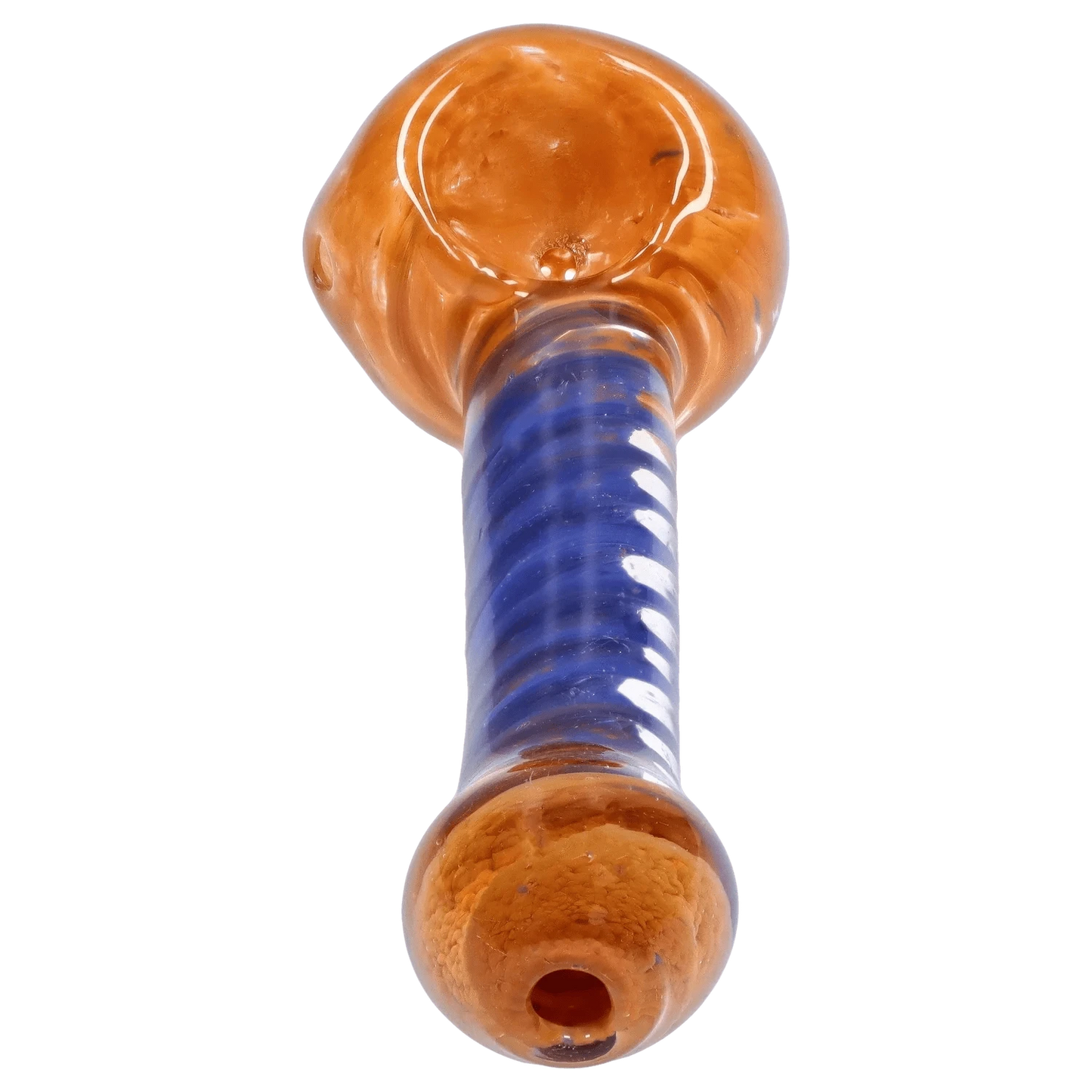 DHC Hand Pipe DHC Frit Spiral Spoon Pipe - 4.5 in.