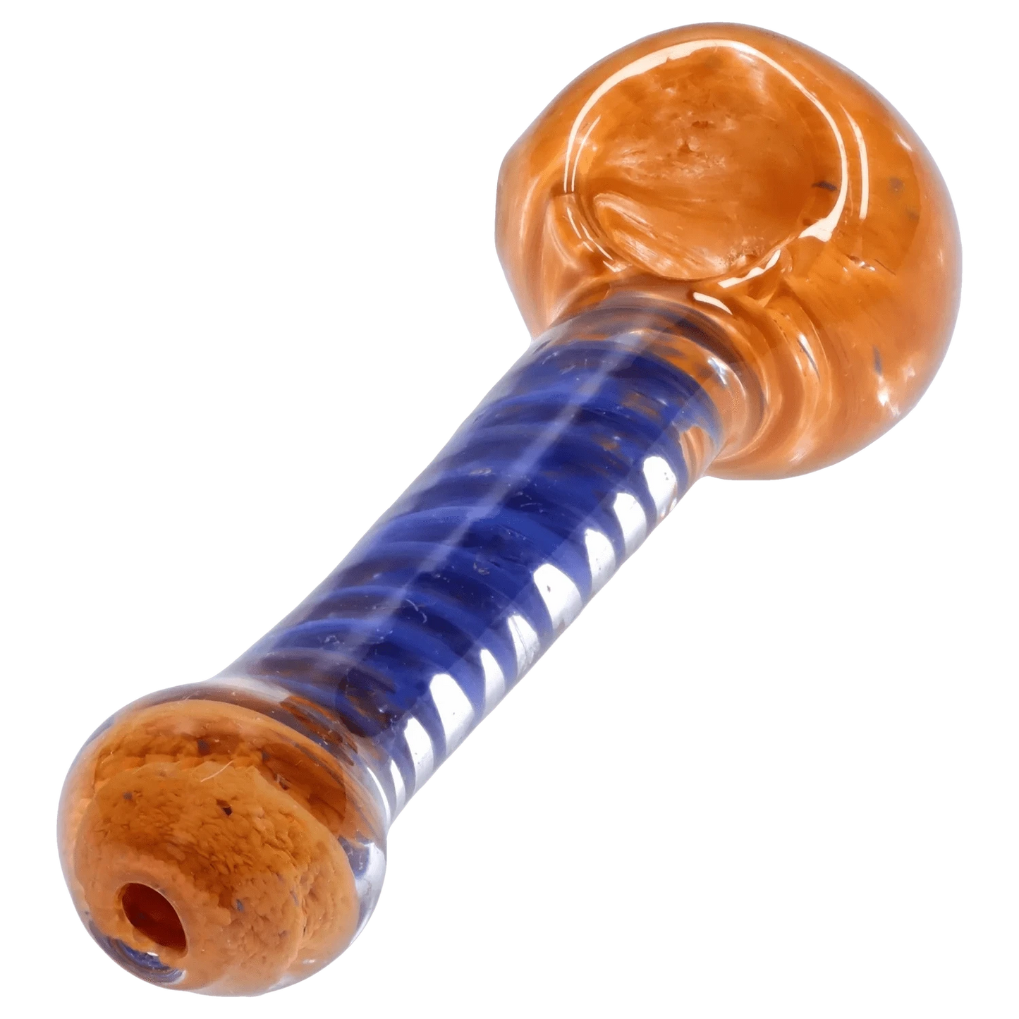 DHC Hand Pipe DHC Frit Spiral Spoon Pipe - 4.5 in.