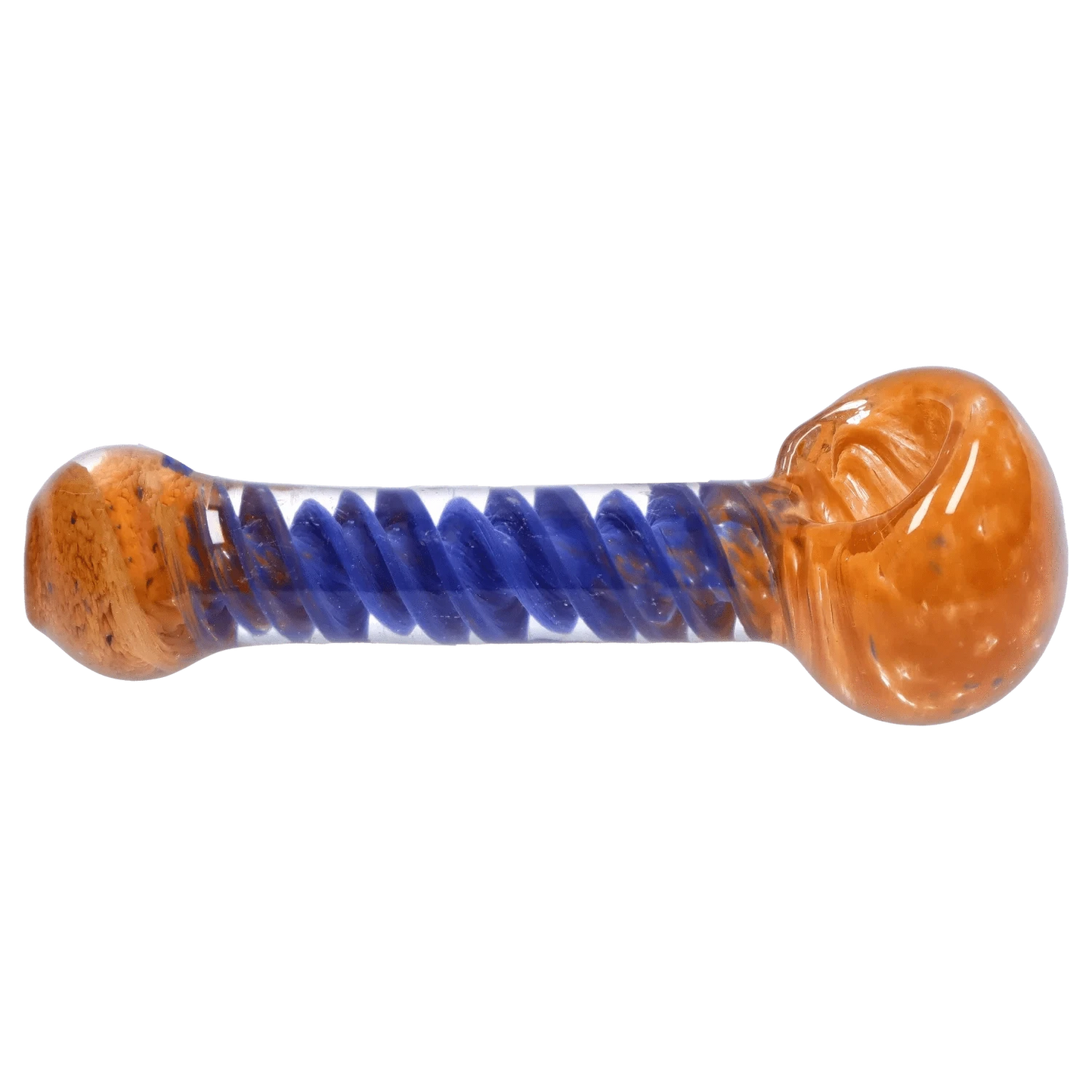DHC Hand Pipe DHC Frit Spiral Spoon Pipe - 4.5 in.