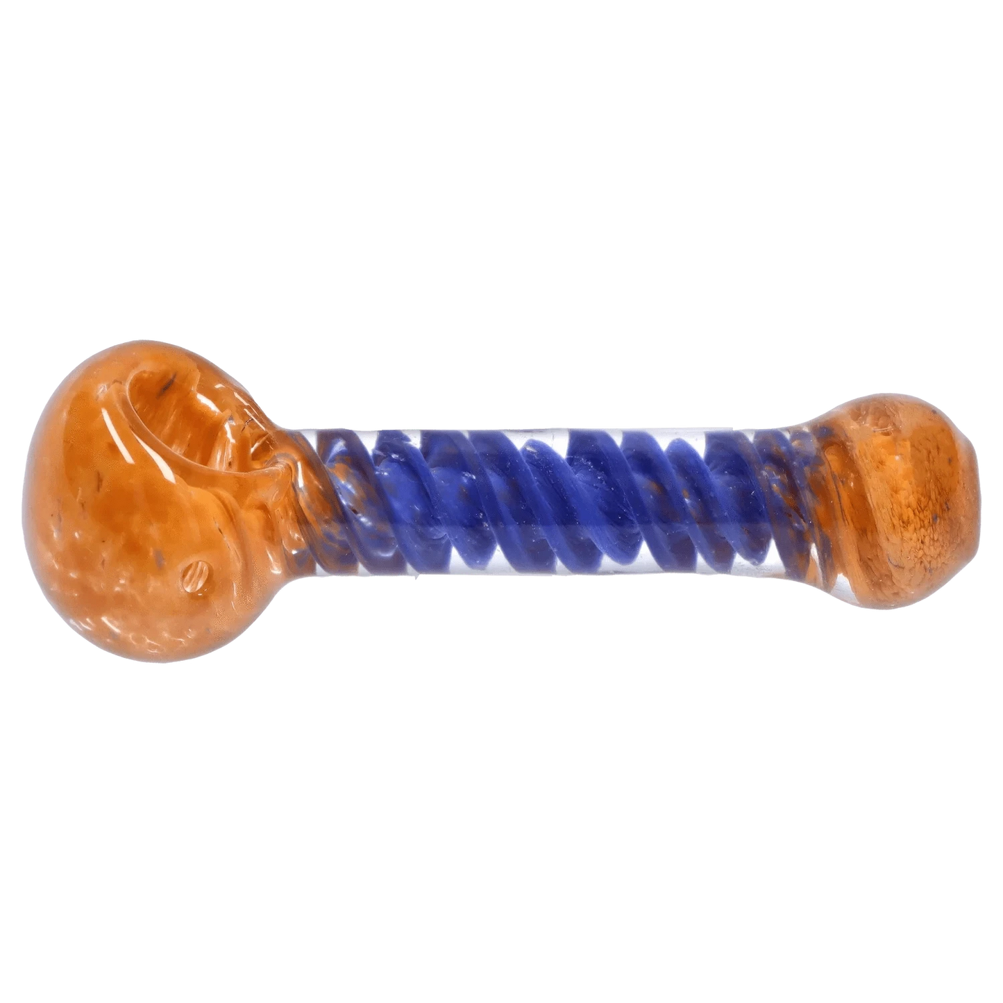 DHC Hand Pipe DHC Frit Spiral Spoon Pipe - 4.5 in.