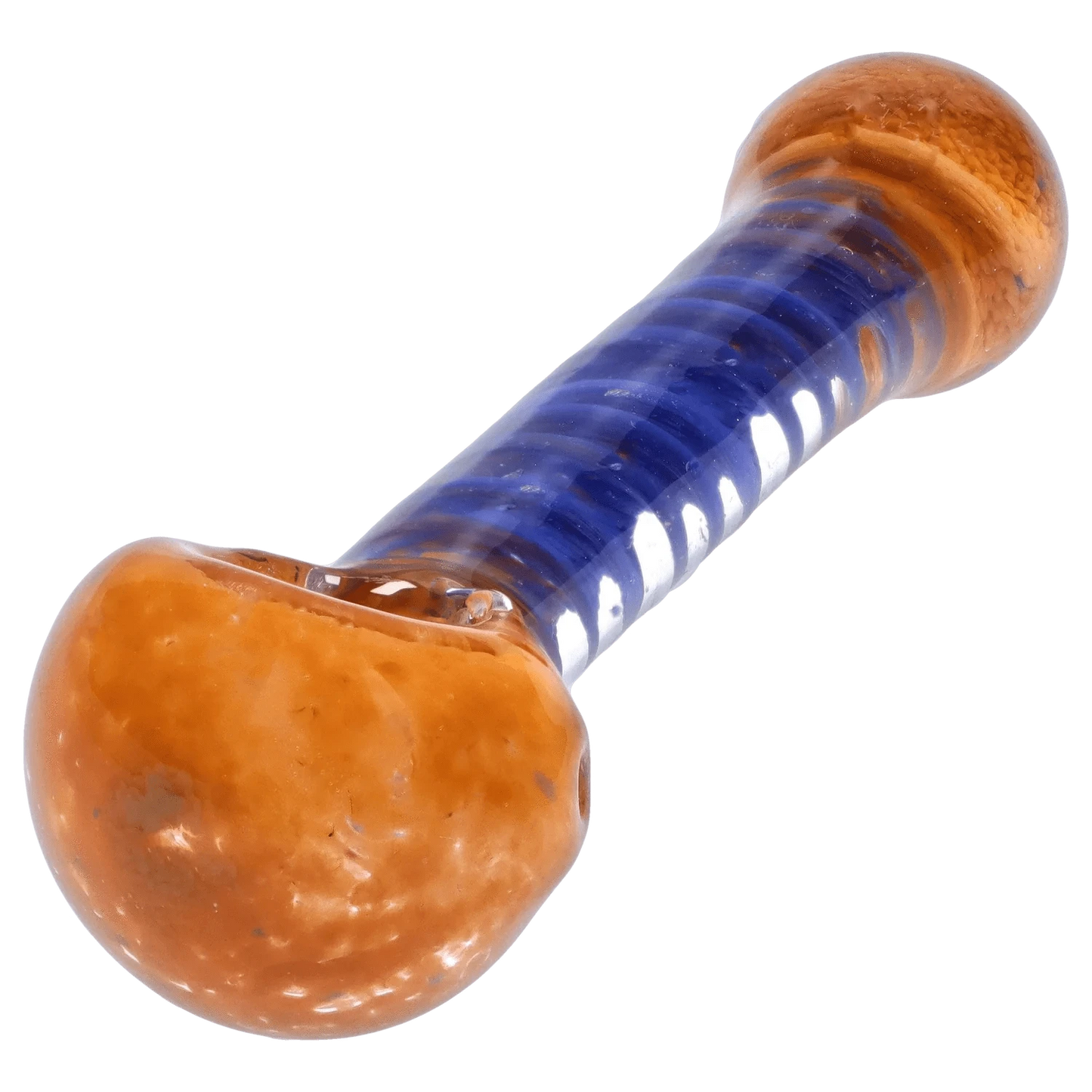 DHC Hand Pipe DHC Frit Spiral Spoon Pipe - 4.5 in.