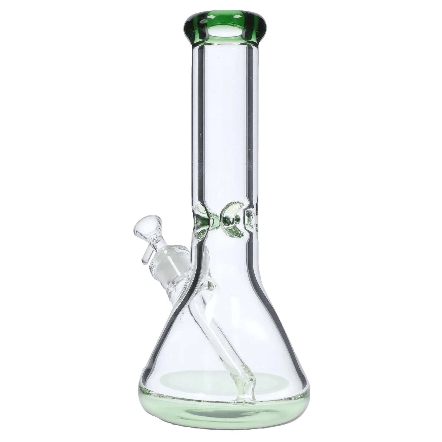 DHC Generic Water Pipe DHC 9mm Big Base Beaker w/ Color Accents Water Pipe - 12 in.
