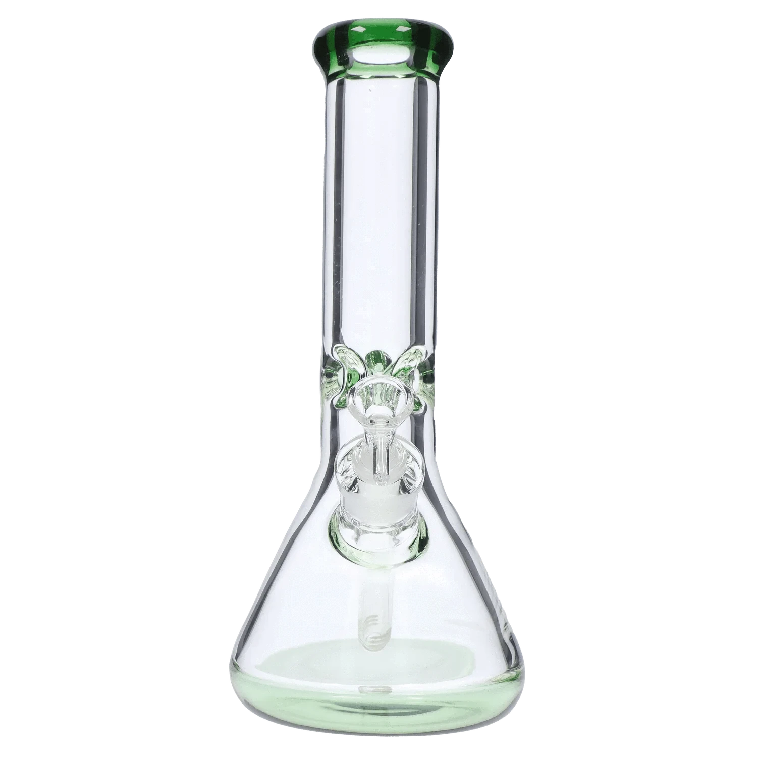 DHC Generic Water Pipe DHC 9mm Big Base Beaker w/ Color Accents Water Pipe - 12 in.