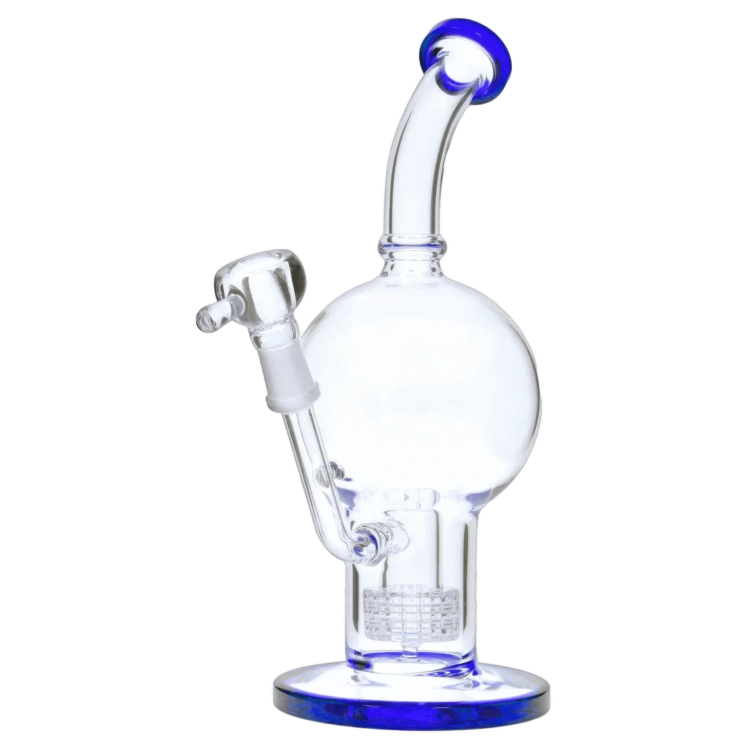 DHC Generic Water Pipe DHC Bent Neck Ball with Matrix Perc Water Pipe - 10 in.