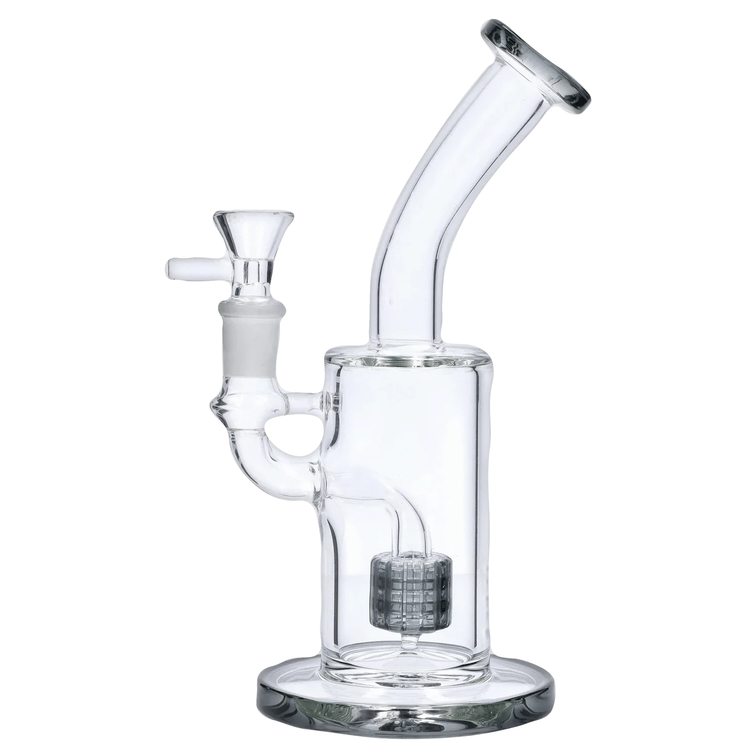 DHC Generic Water Pipe DHC Bent Neck with Matrix Perc Water Pipe - 9 in.
