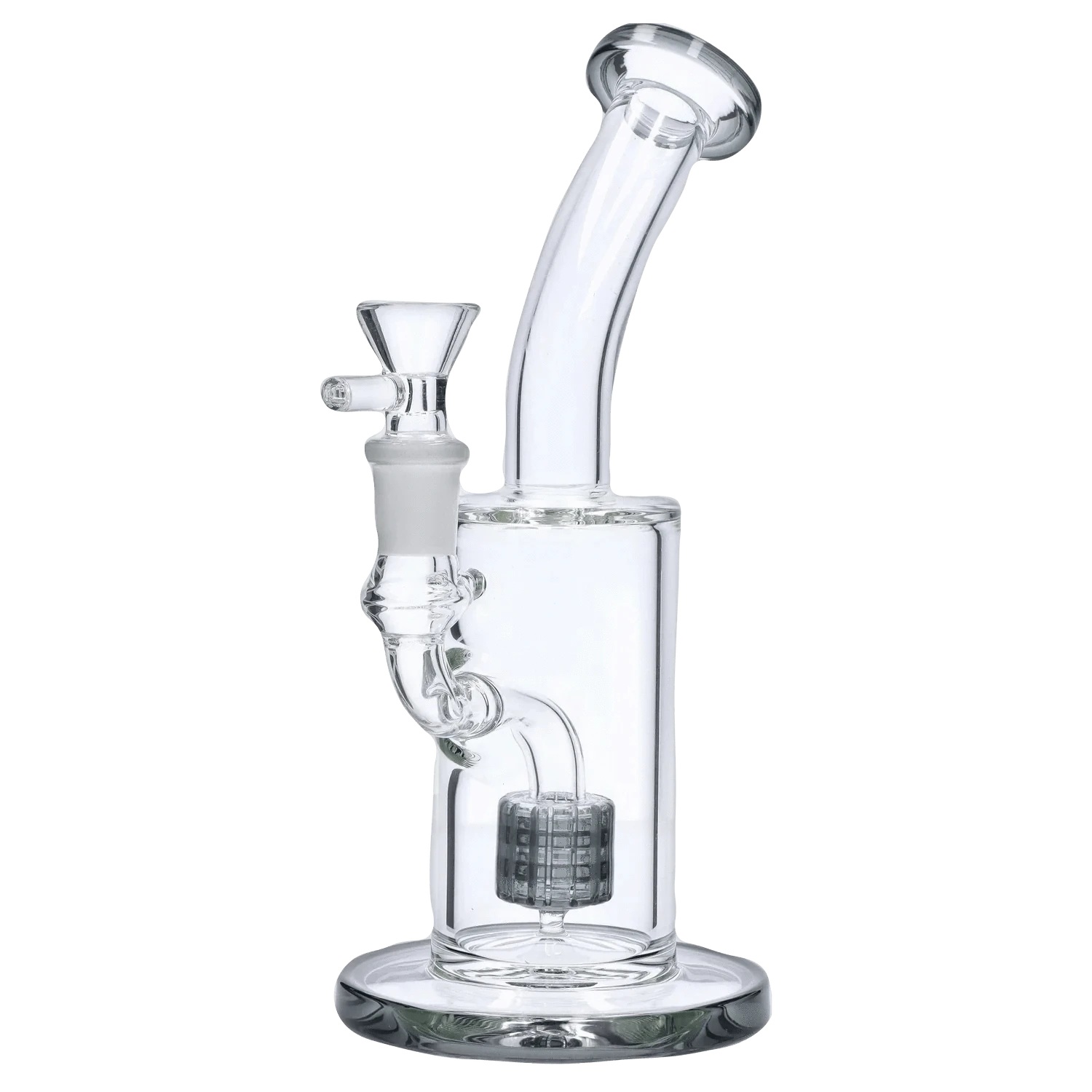 DHC Generic Water Pipe DHC Bent Neck with Matrix Perc Water Pipe - 9 in.