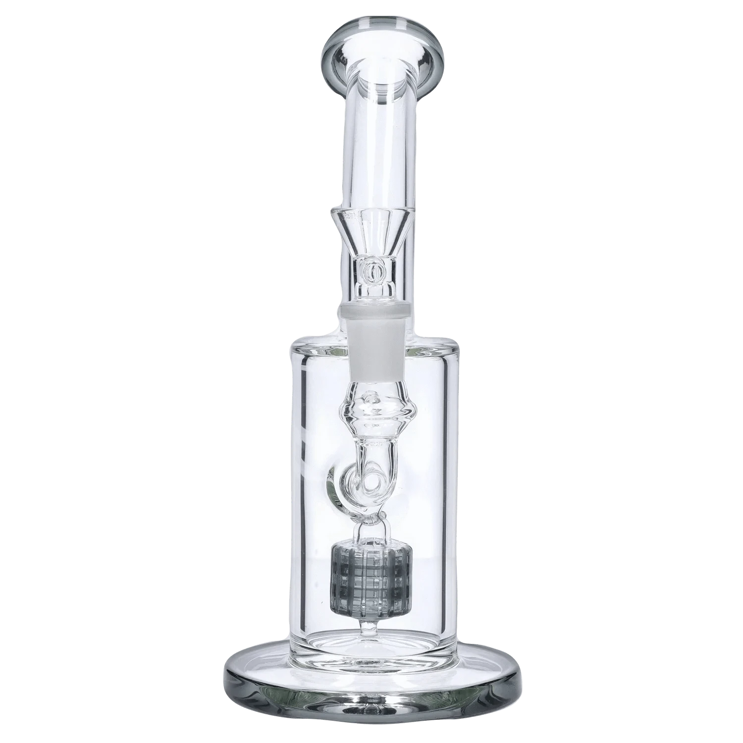 DHC Generic Water Pipe DHC Bent Neck with Matrix Perc Water Pipe - 9 in.