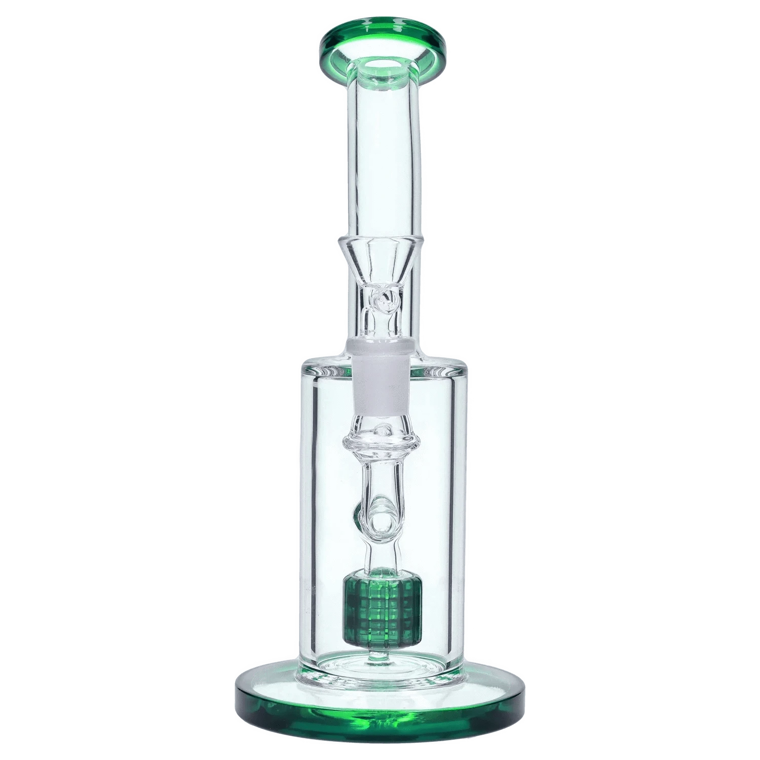 DHC Generic Water Pipe DHC Bent Neck with Matrix Perc Water Pipe - 9 in.