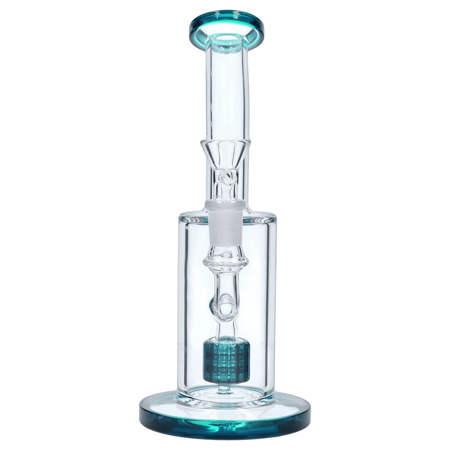 DHC Generic Water Pipe DHC Bent Neck with Matrix Perc Water Pipe - 9 in.