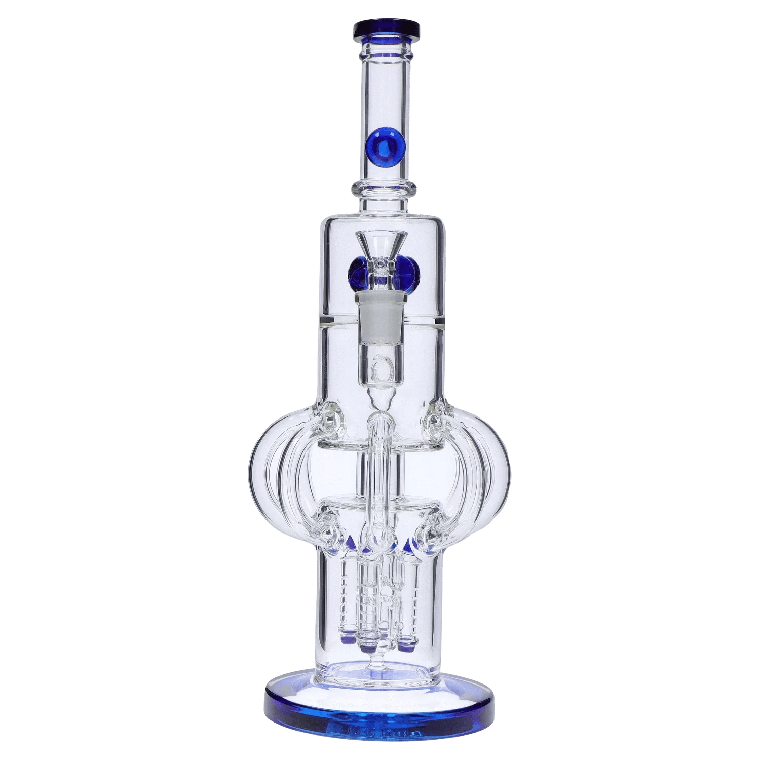 DHC Generic Water Pipe DHC Tube-ular with Dual Perc Water Pipe - 14 in.