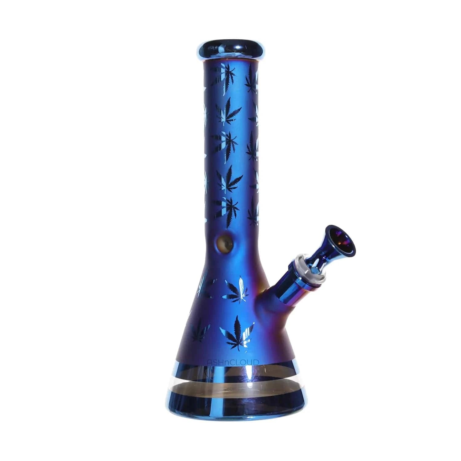 Valiant Distribution Water Pipe DHC Electro Plated Beaker Water Pipe - 10 in.