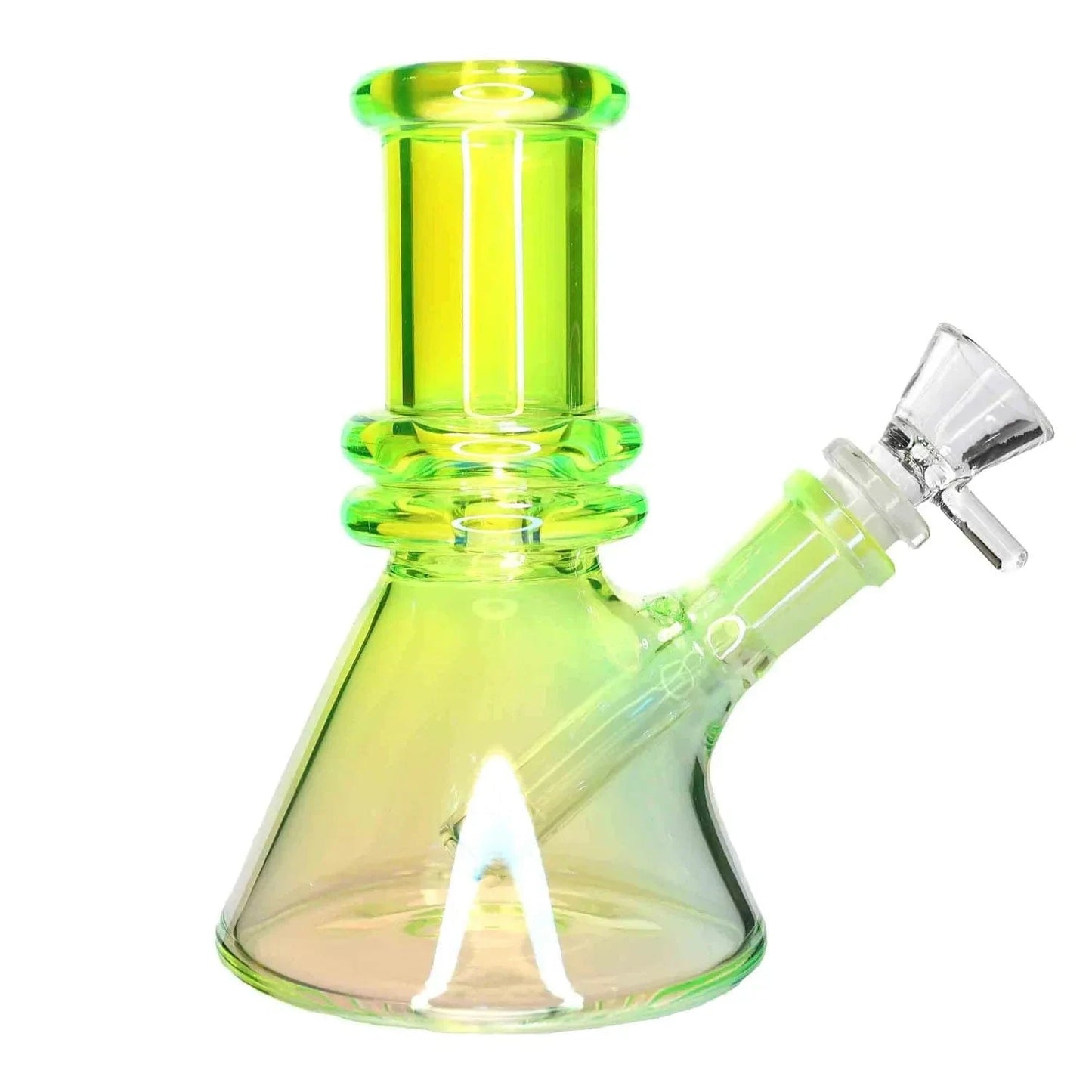 Valiant Distribution Water Pipe DHC Heavy Iridescent Beaker Water Pipe - 6 in.