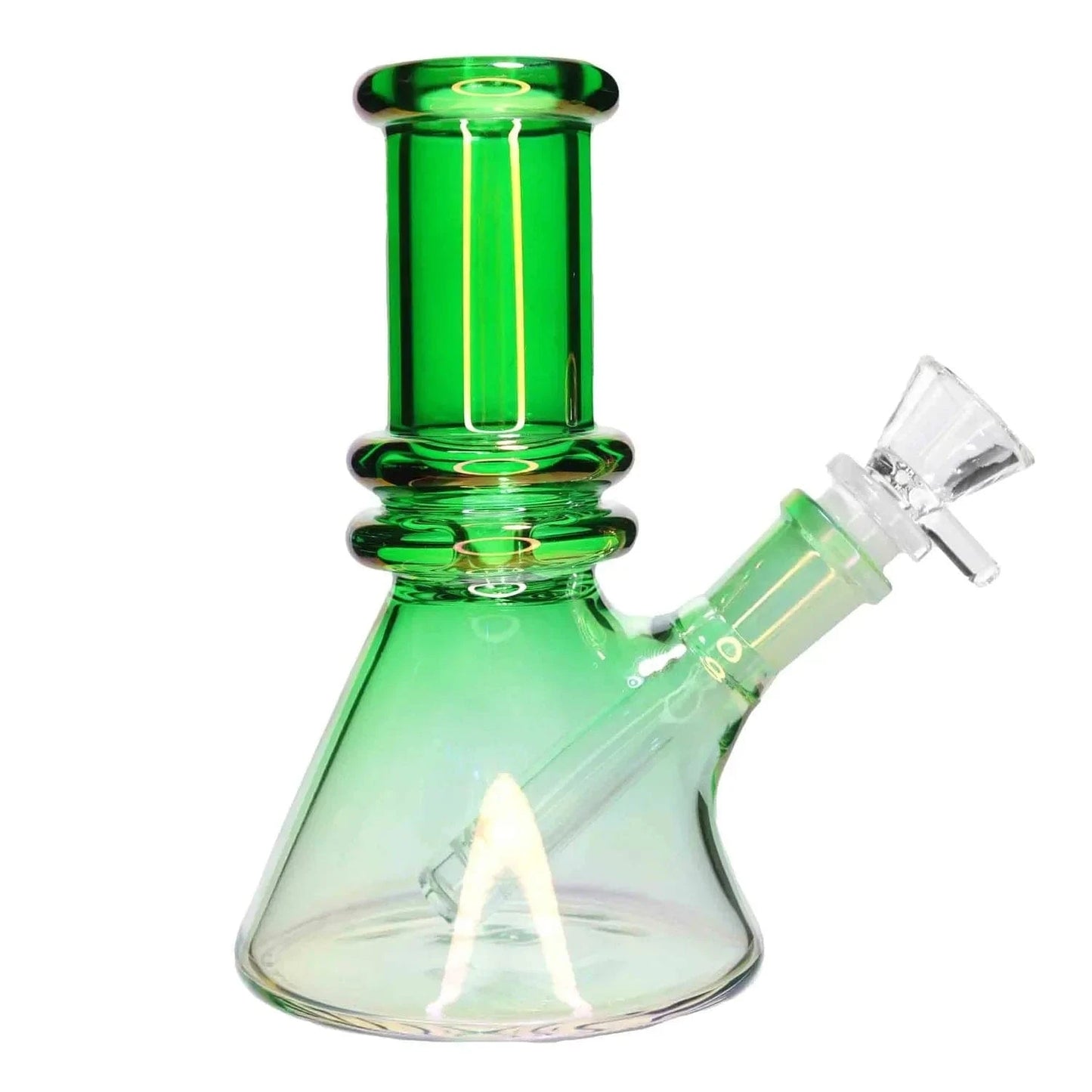 Valiant Distribution Water Pipe DHC Heavy Iridescent Beaker Water Pipe - 6 in.
