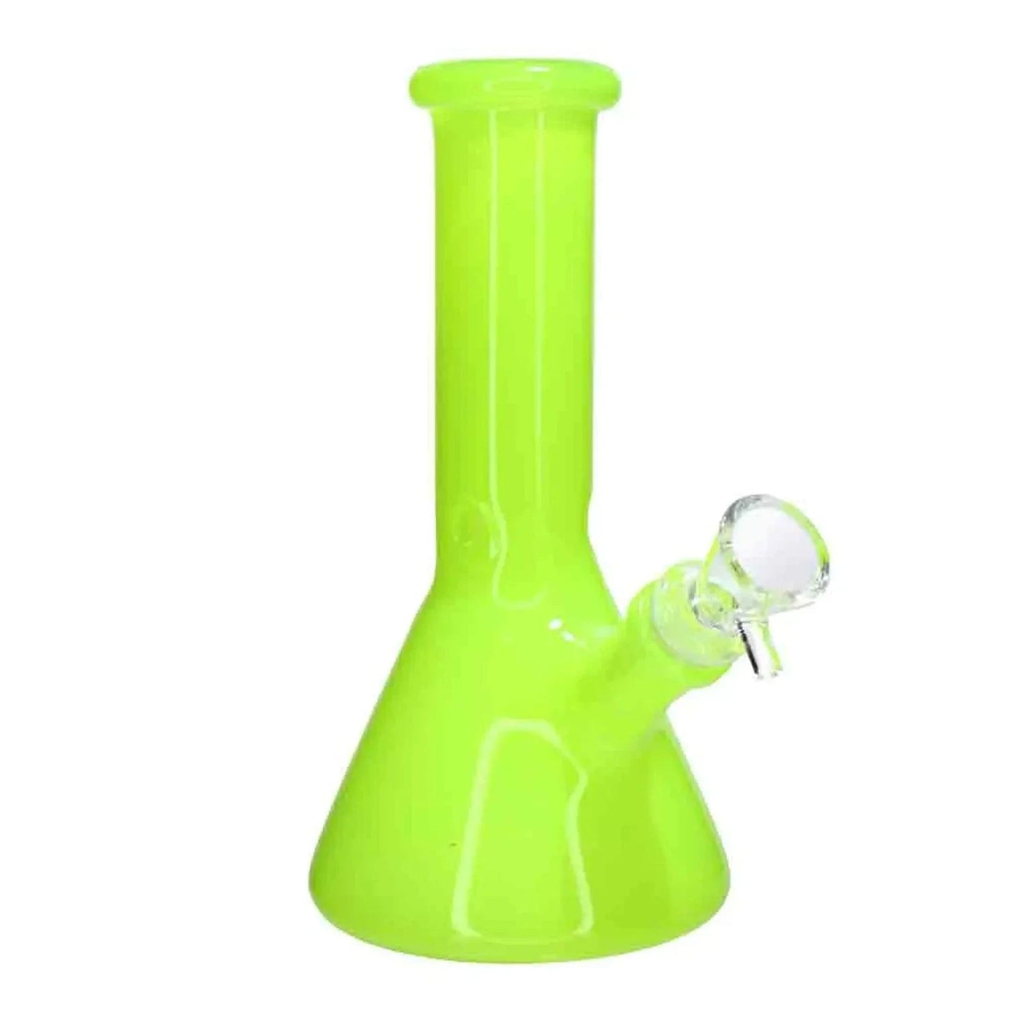 Valiant Distribution Water Pipe DHC Milky Beaker Water Pipe - 8 in.