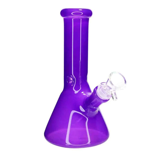 Valiant Distribution Water Pipe DHC Milky Beaker Water Pipe - 8 in.