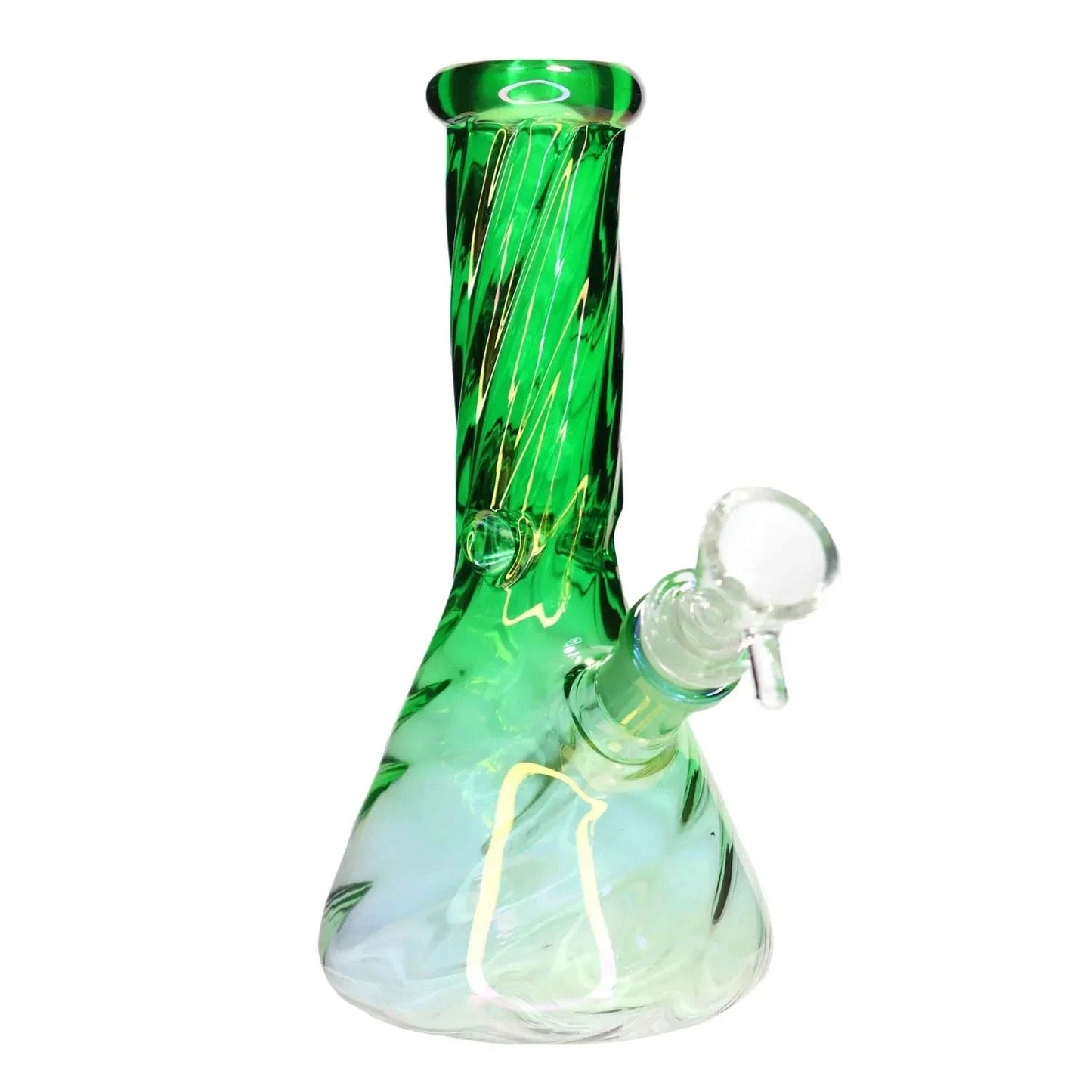 Valiant Distribution Water Pipe DHC Twisted Beaker Water Pipe - 8 in.