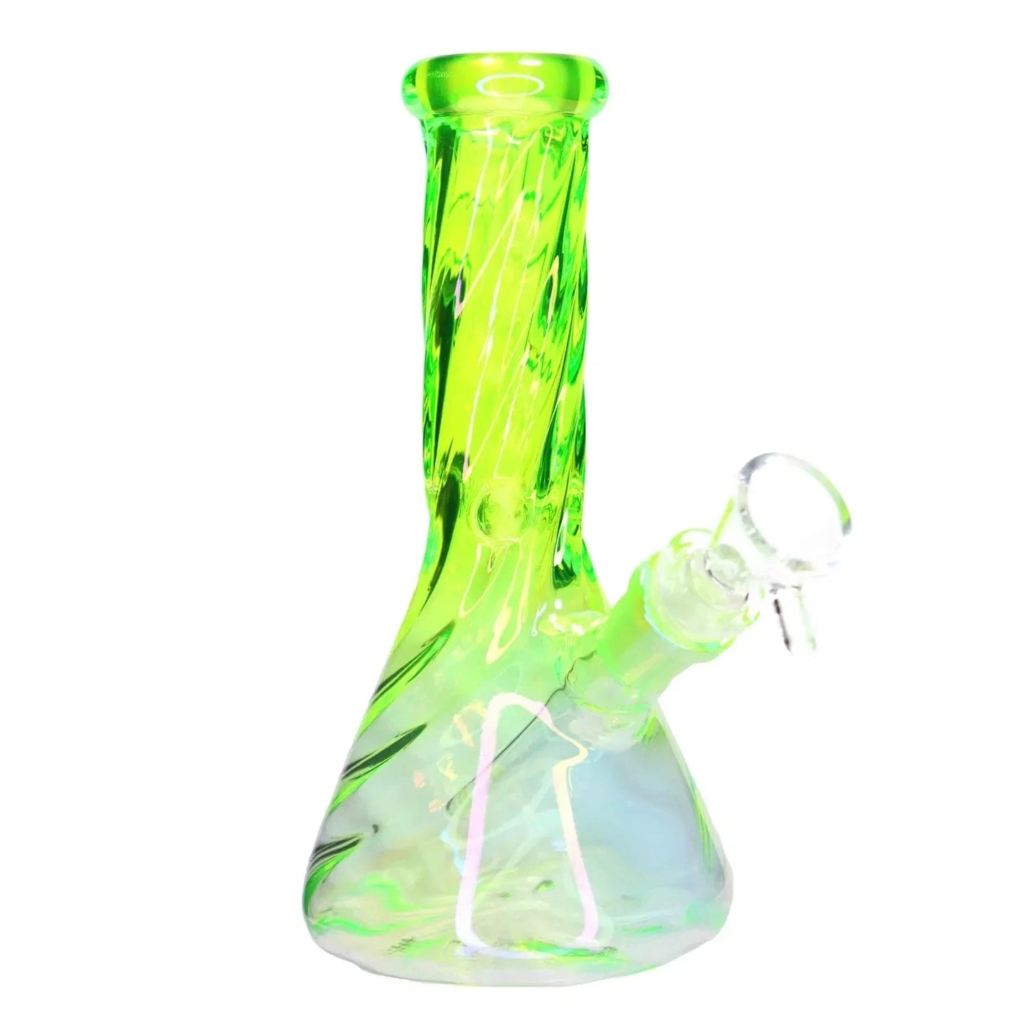 Valiant Distribution Water Pipe DHC Twisted Beaker Water Pipe - 8 in.