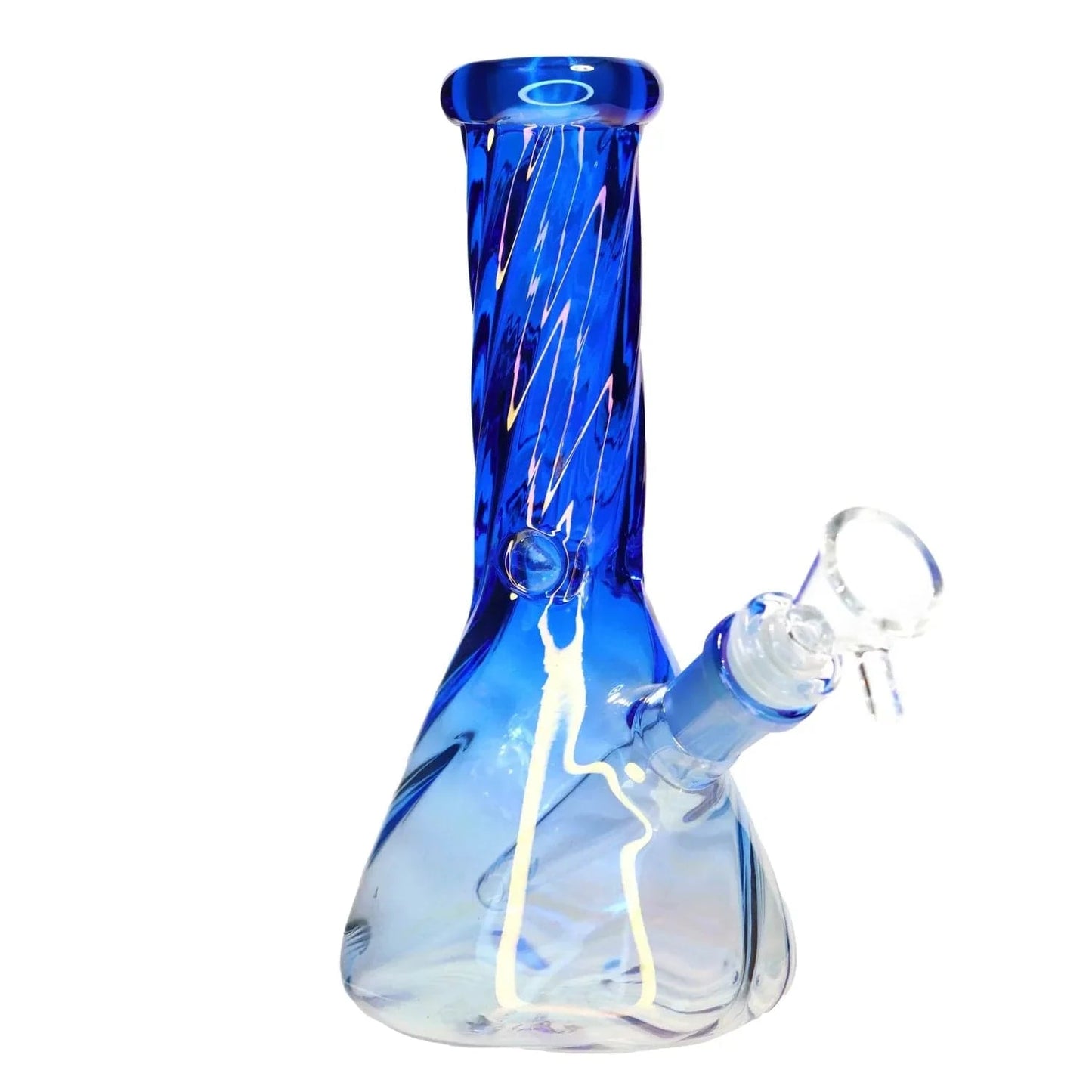 Valiant Distribution Water Pipe DHC Twisted Beaker Water Pipe - 8 in.