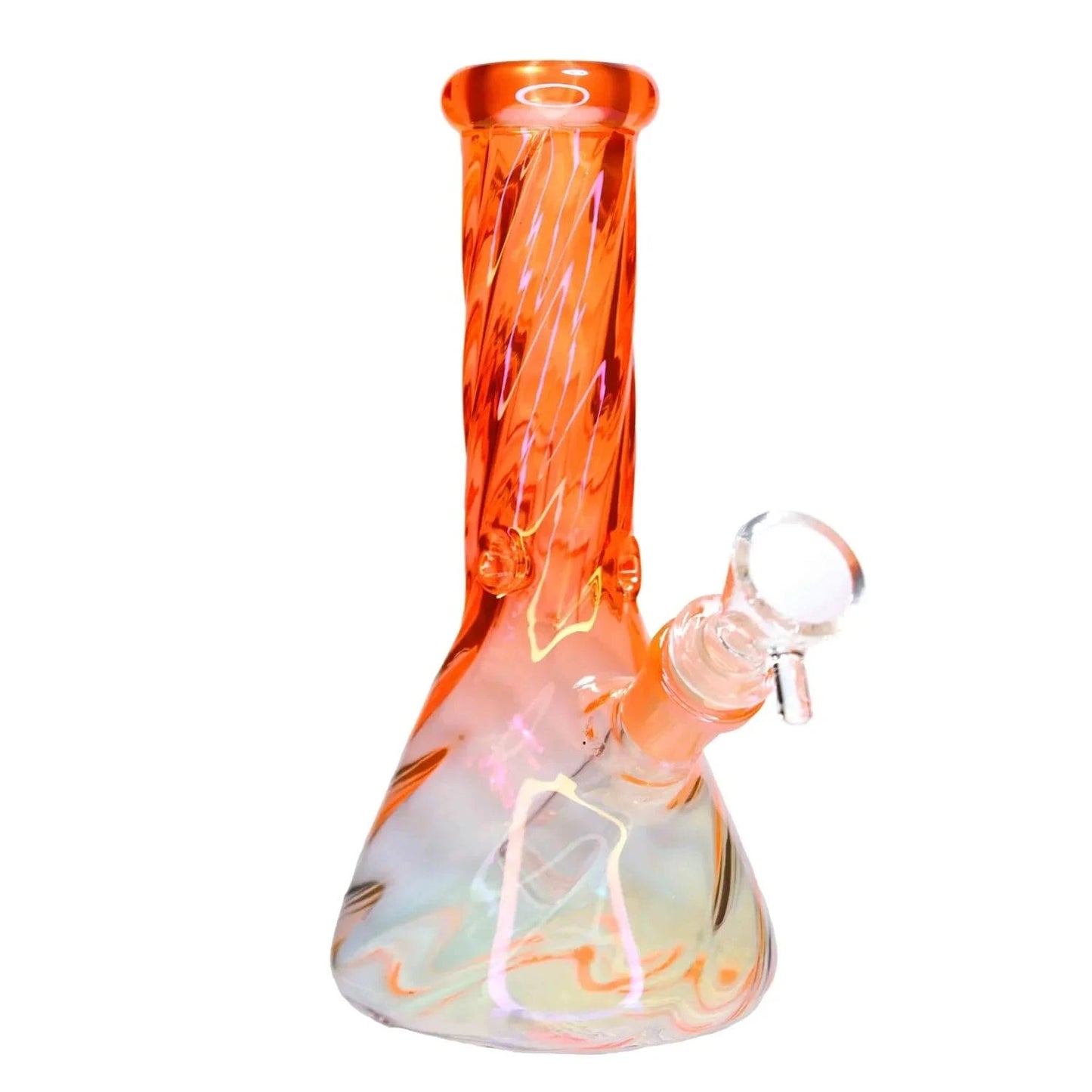 Valiant Distribution Water Pipe DHC Twisted Beaker Water Pipe - 8 in.