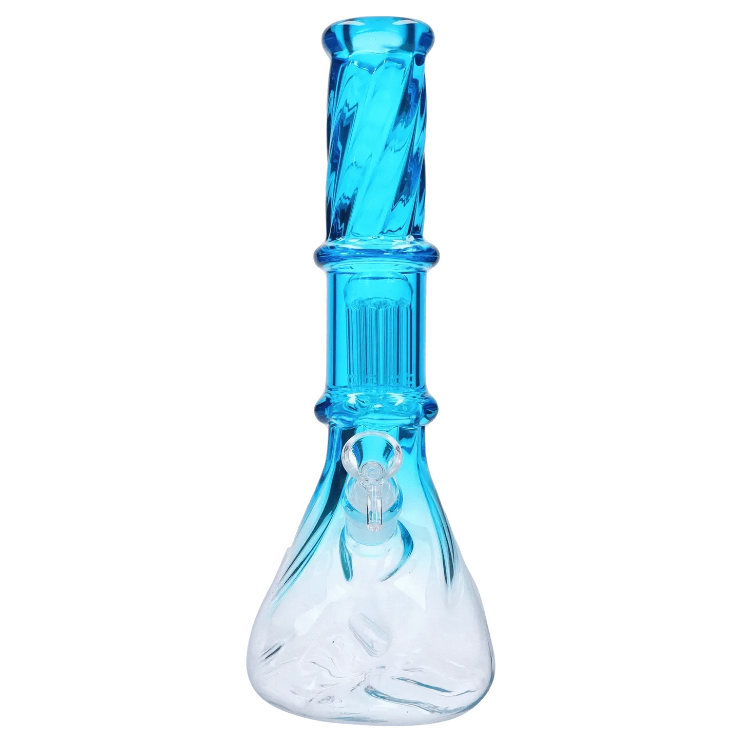 Valiant Distribution Water Pipe DHC Twisted Neon Beaker with Tree Perc