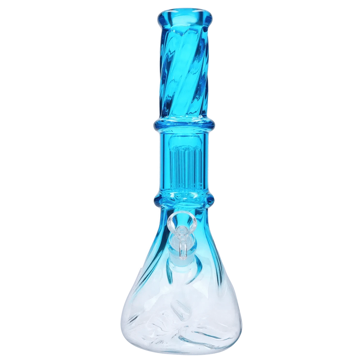 Valiant Distribution Water Pipe DHC Twisted Neon Beaker with Tree Perc