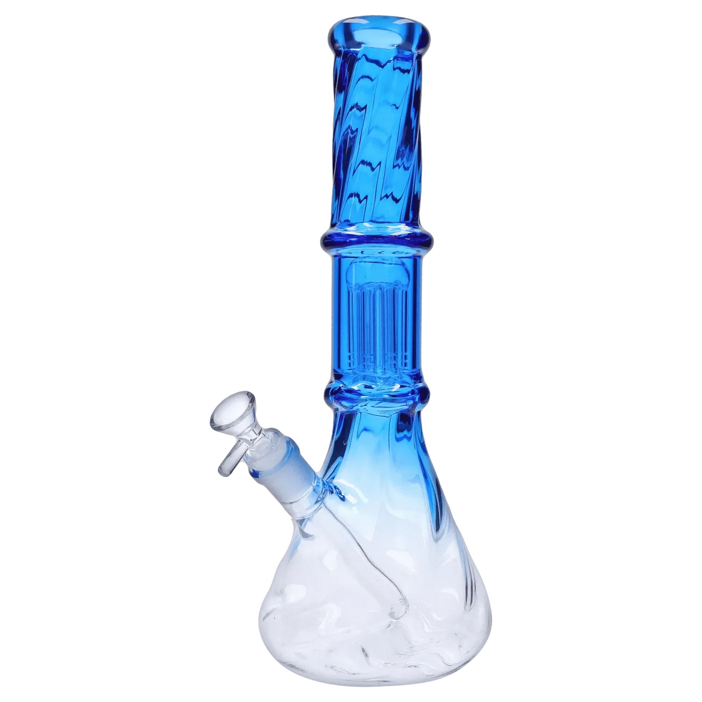 Valiant Distribution Water Pipe DHC Twisted Neon Beaker with Tree Perc