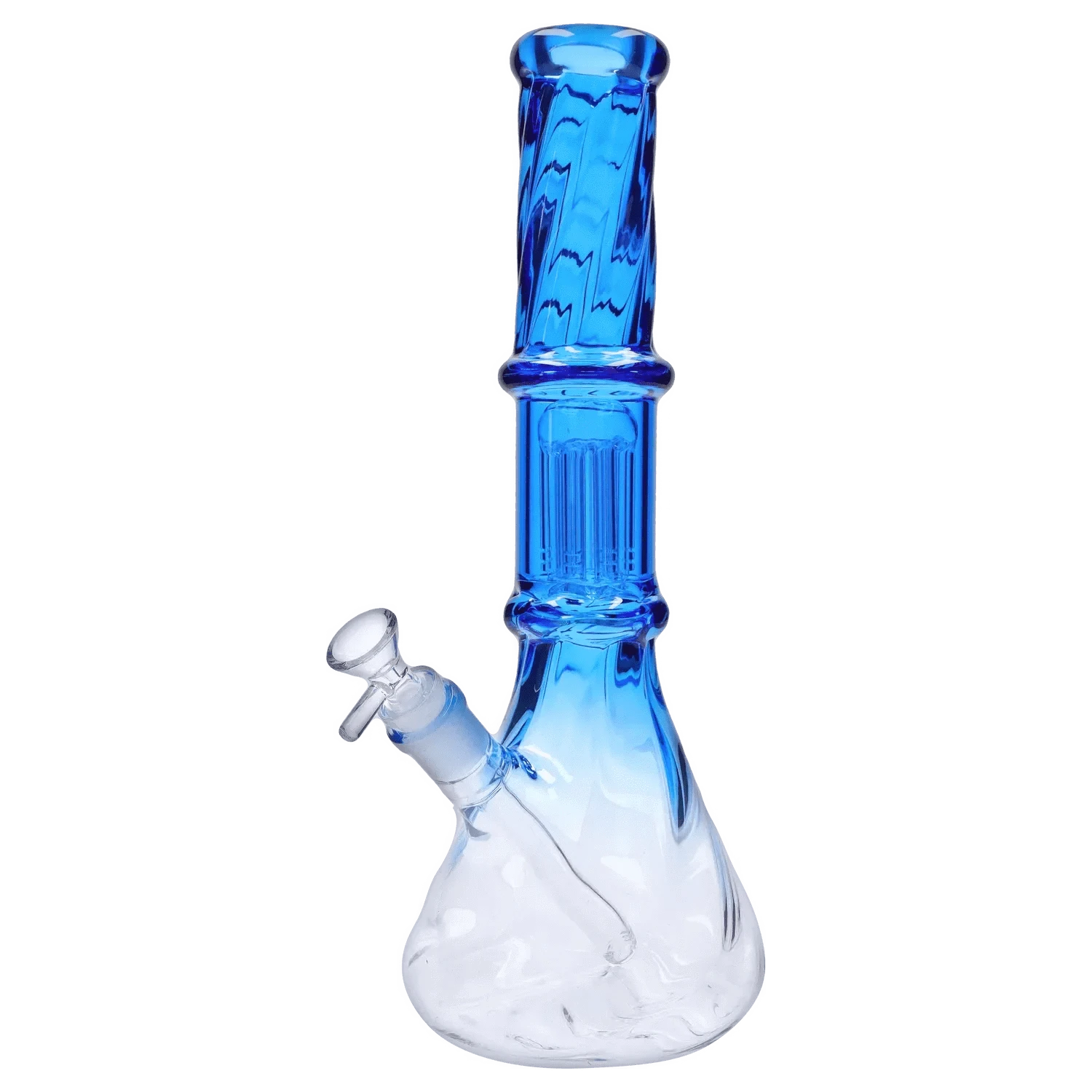 Valiant Distribution Water Pipe DHC Twisted Neon Beaker with Tree Perc