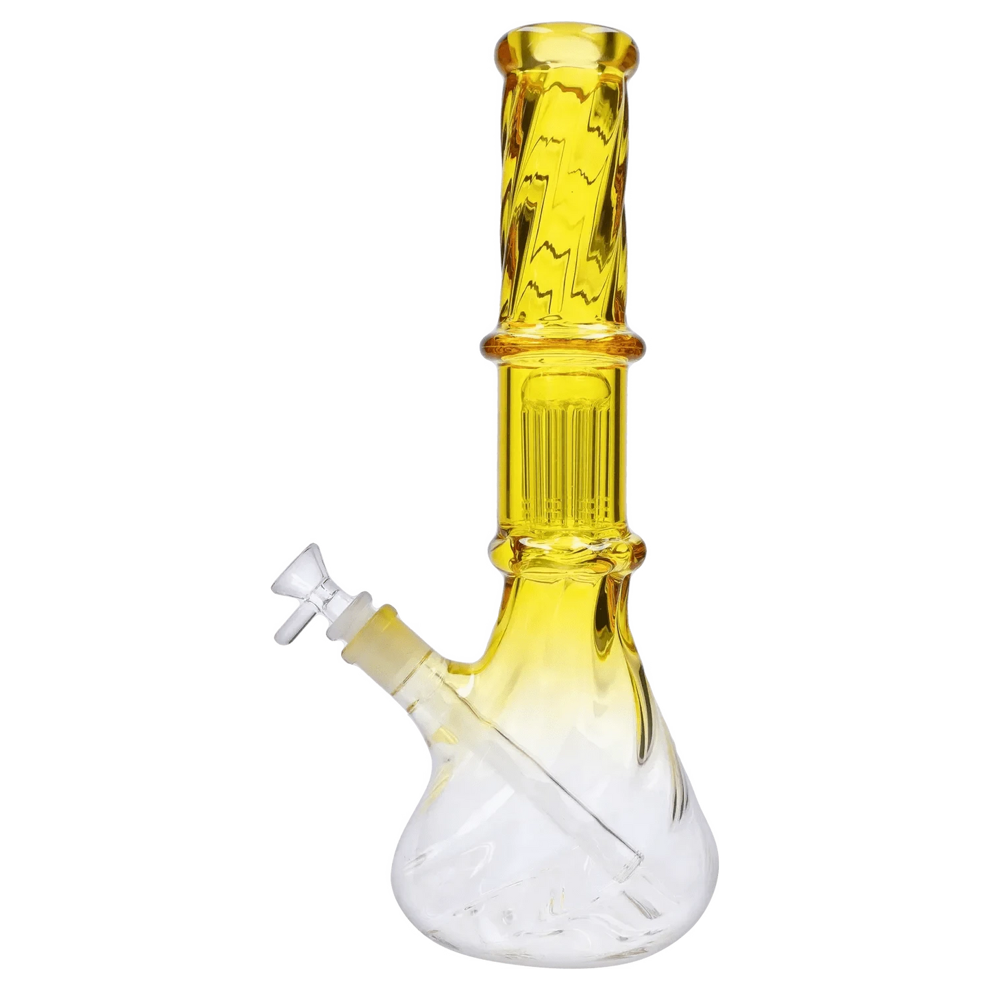 Valiant Distribution Water Pipe DHC Twisted Neon Beaker with Tree Perc