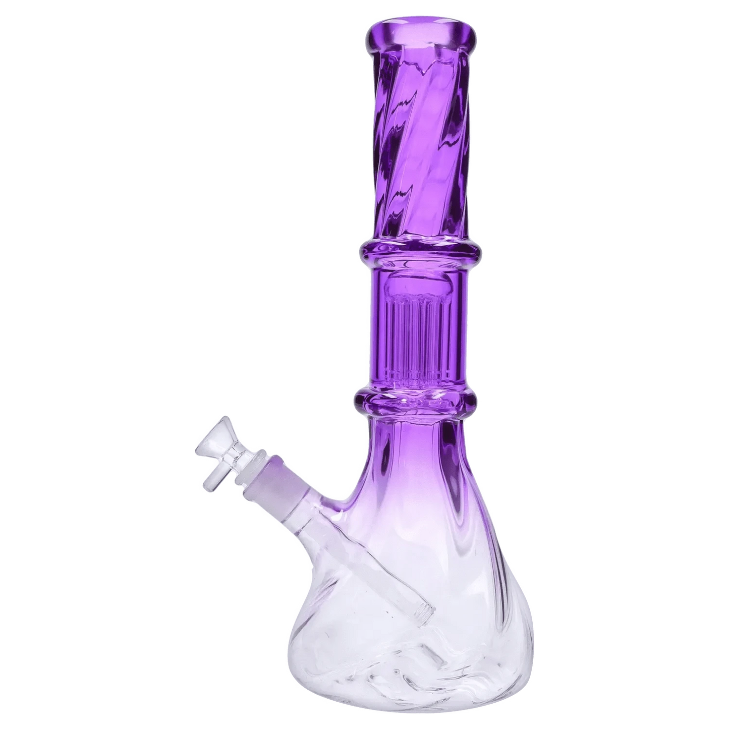 Valiant Distribution Water Pipe DHC Twisted Neon Beaker with Tree Perc