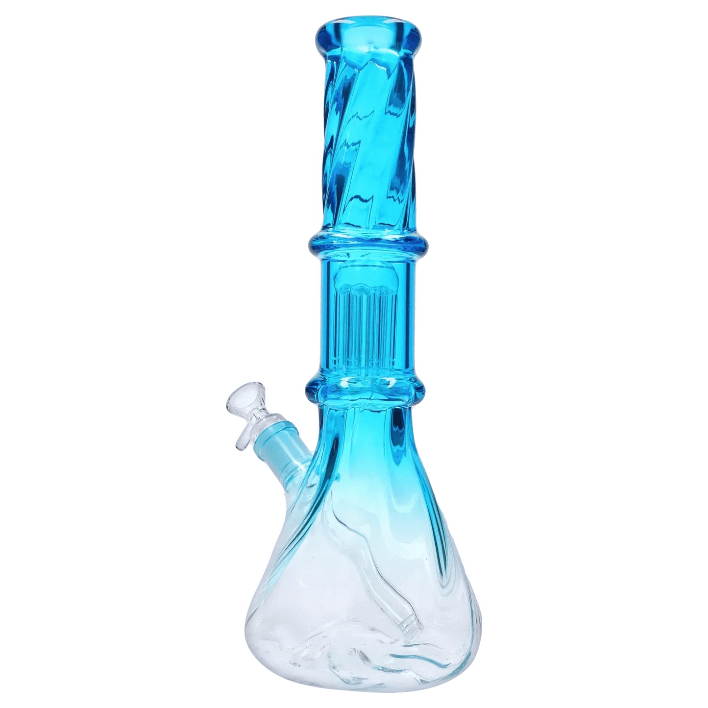 Valiant Distribution Water Pipe DHC Twisted Neon Beaker with Tree Perc