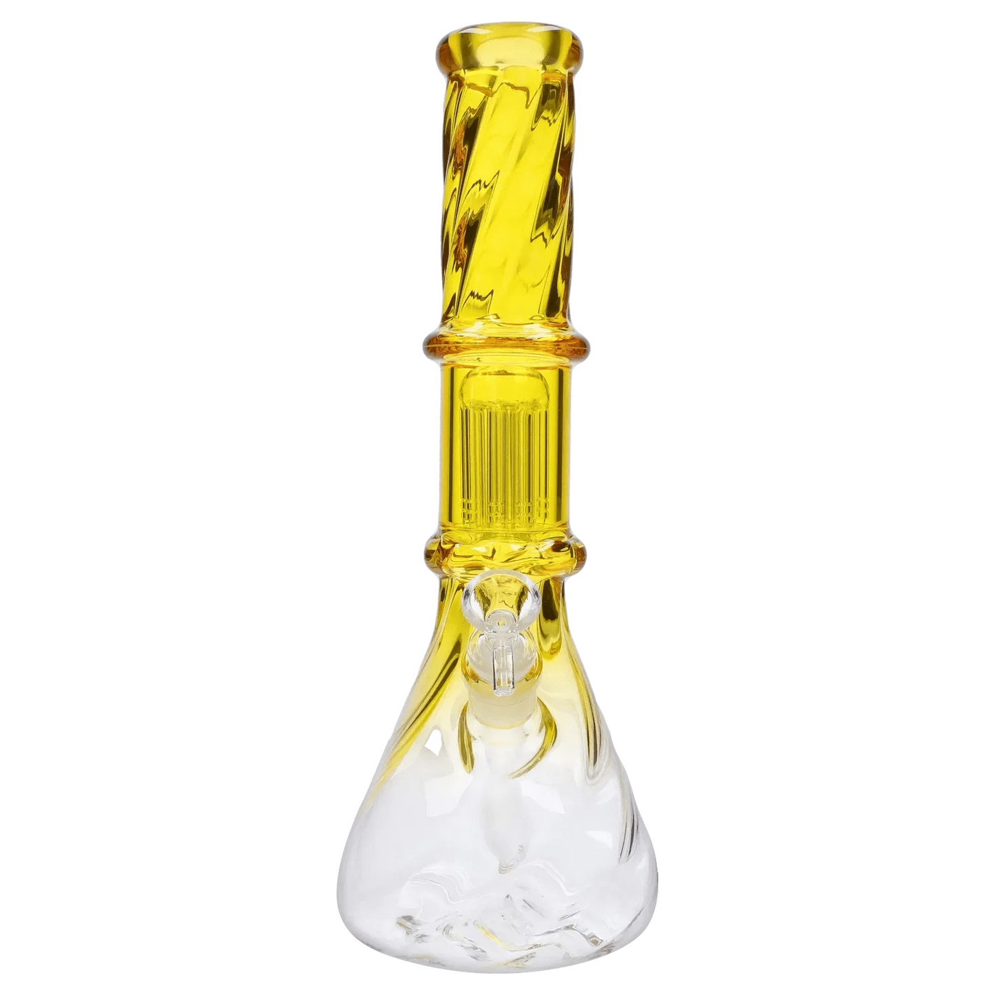Valiant Distribution Water Pipe DHC Twisted Neon Beaker with Tree Perc