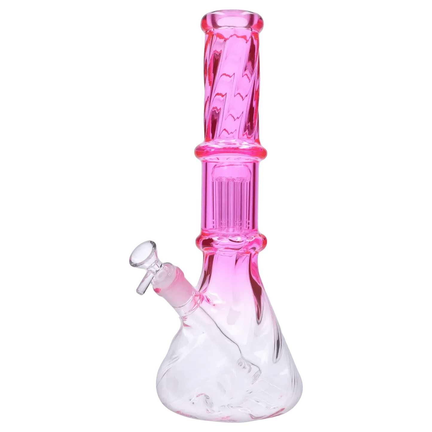 Valiant Distribution Water Pipe DHC Twisted Neon Beaker with Tree Perc